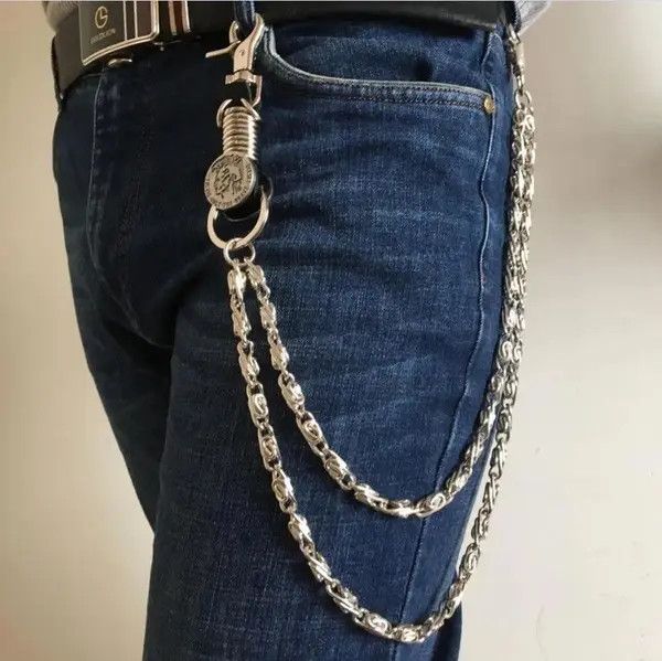 Other Gothic Rock Pants Trousers Jean Wallet Key Size ONE SIZE - 5 Thumbnail