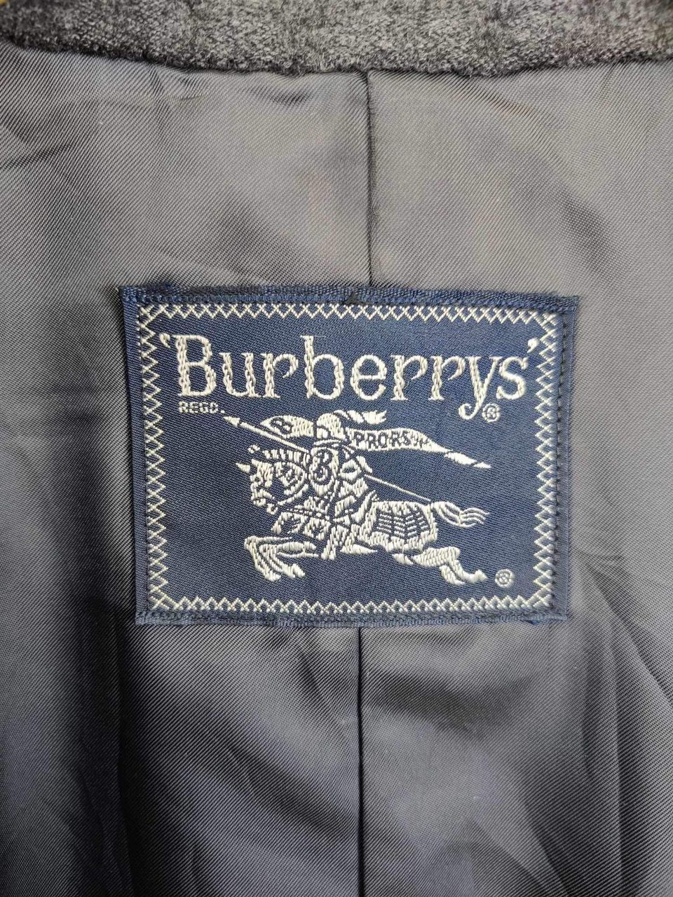 Burberry Vintage Burberrys Herringbone Wool Long Coat Size US L / EU 52-54 / 3 - 11 Thumbnail