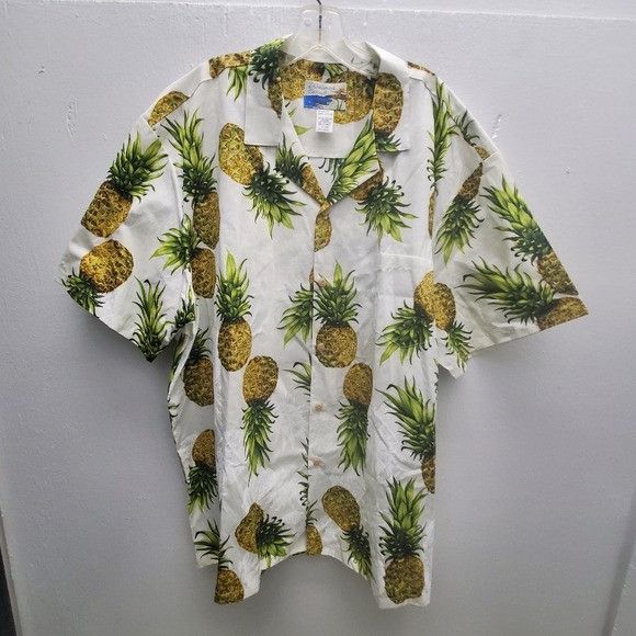 Paradise Found Authentic Hawaiian Shirt "Maui Pineapple" Waimea Size US XXL / EU 58 / 5 - 2 Thumbnail