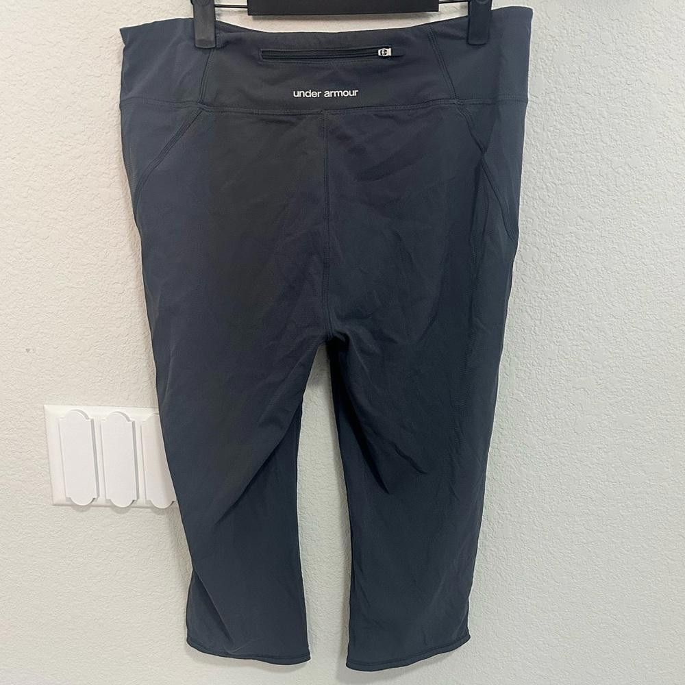 Under Armour Under Armour Heat Gear Stunner Gray Cropped Legging Large Size 36" / US 14 / IT 50 - 5 Thumbnail