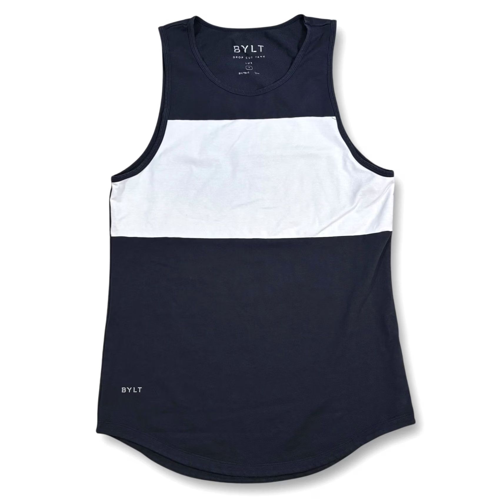 Vintage BYLT Men's Tank Top S Navy Blue White Athletic Gym Size US S / EU 44-46 / 1 - 2 Thumbnail