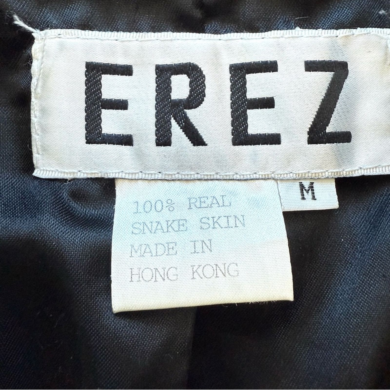 Other ERES iris flower established leather skin jacket size M Size M / US 6-8 / IT 42-44 - 9 Thumbnail