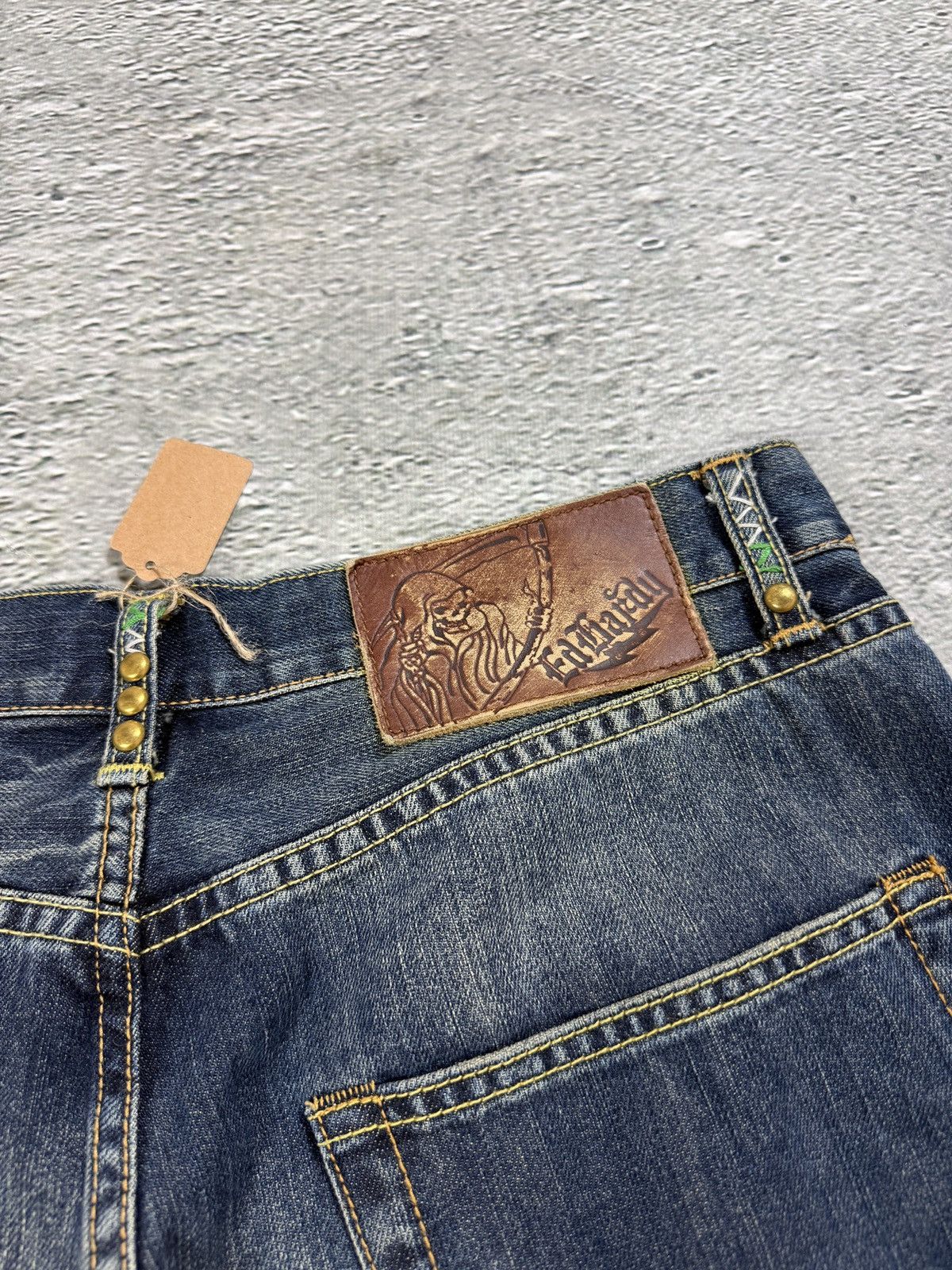 Ed Hardy Ed Hardy Christian Audigier vintage jeans big logo pants 420 Size US 34 / EU 50 - 12 Thumbnail