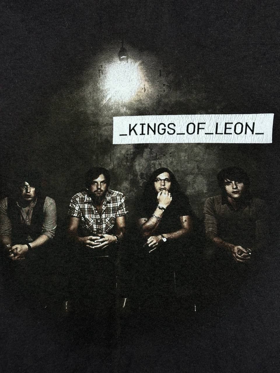 Band Tees × Vintage Vintage 2008 Kings of Leon Only By The Night Black Tour Tee Size US M / EU 48-50 / 2 - 4 Thumbnail