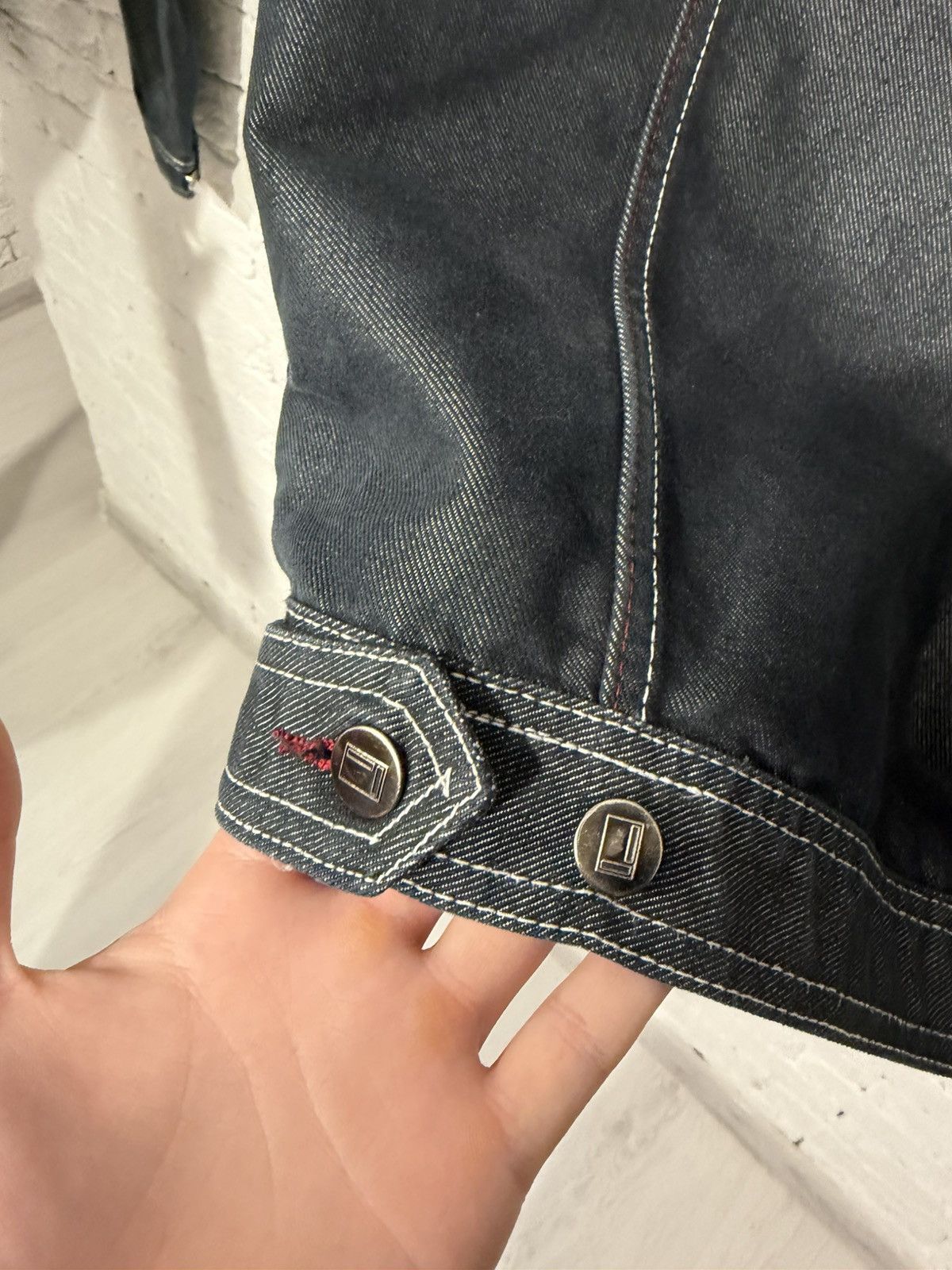 Fubu FUBU Y2K Denim Jacket Reflective Stitching Vintage Size M Size US M / EU 48-50 / 2 - 8 Thumbnail
