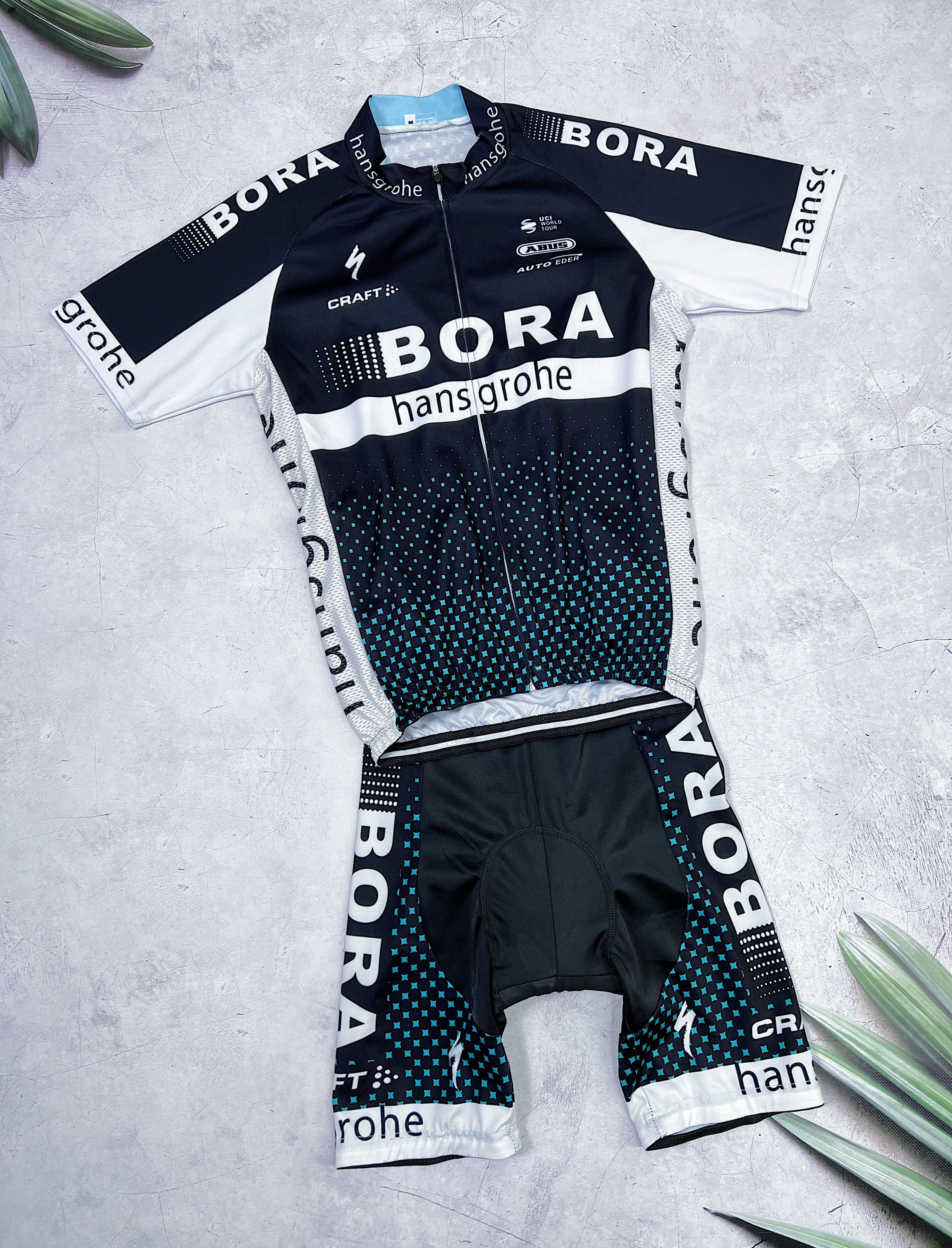 Sports Specialties Craft Bora Hansgrohe UCI Cycling Suit Jersey & Bib Shorts Size US M / EU 48-50 / 2 - 2 Thumbnail