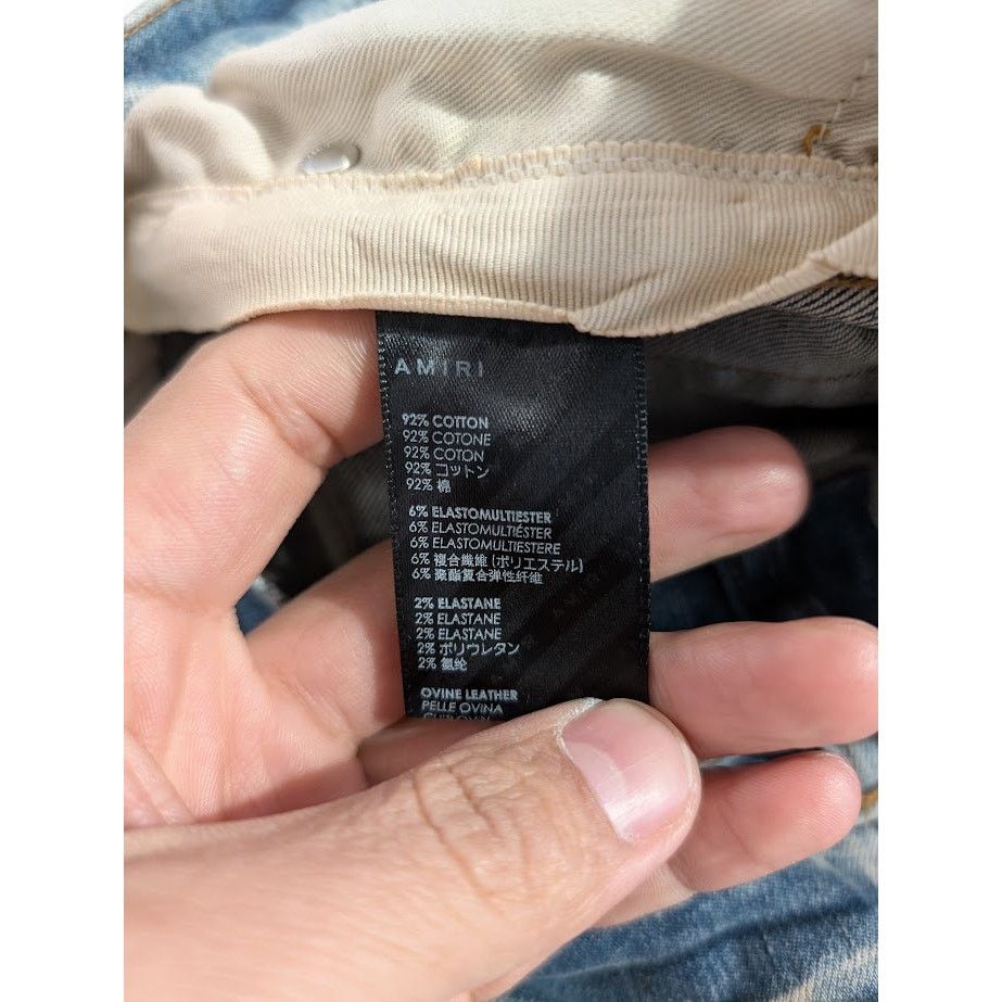 Amiri o1rshd1 Dragon MX1 Jeans in Vintage Indigo Size US 36 / EU 52 - 19 Thumbnail