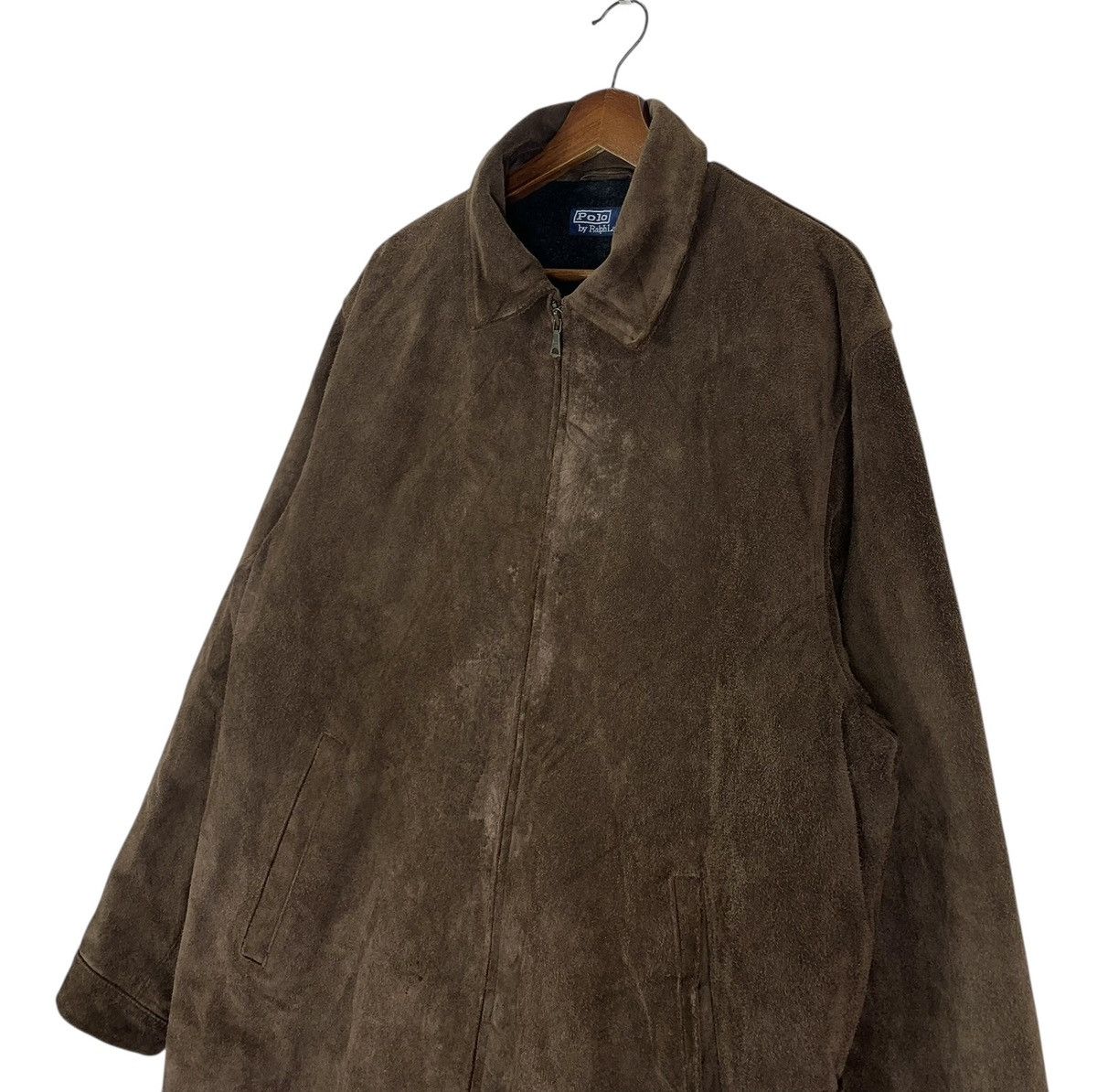 Polo Ralph Lauren VINTAGE 90s POLO RALPH LAUREN SUEDE LEATHER JACKET Size US L / EU 52-54 / 3 - 4 Thumbnail