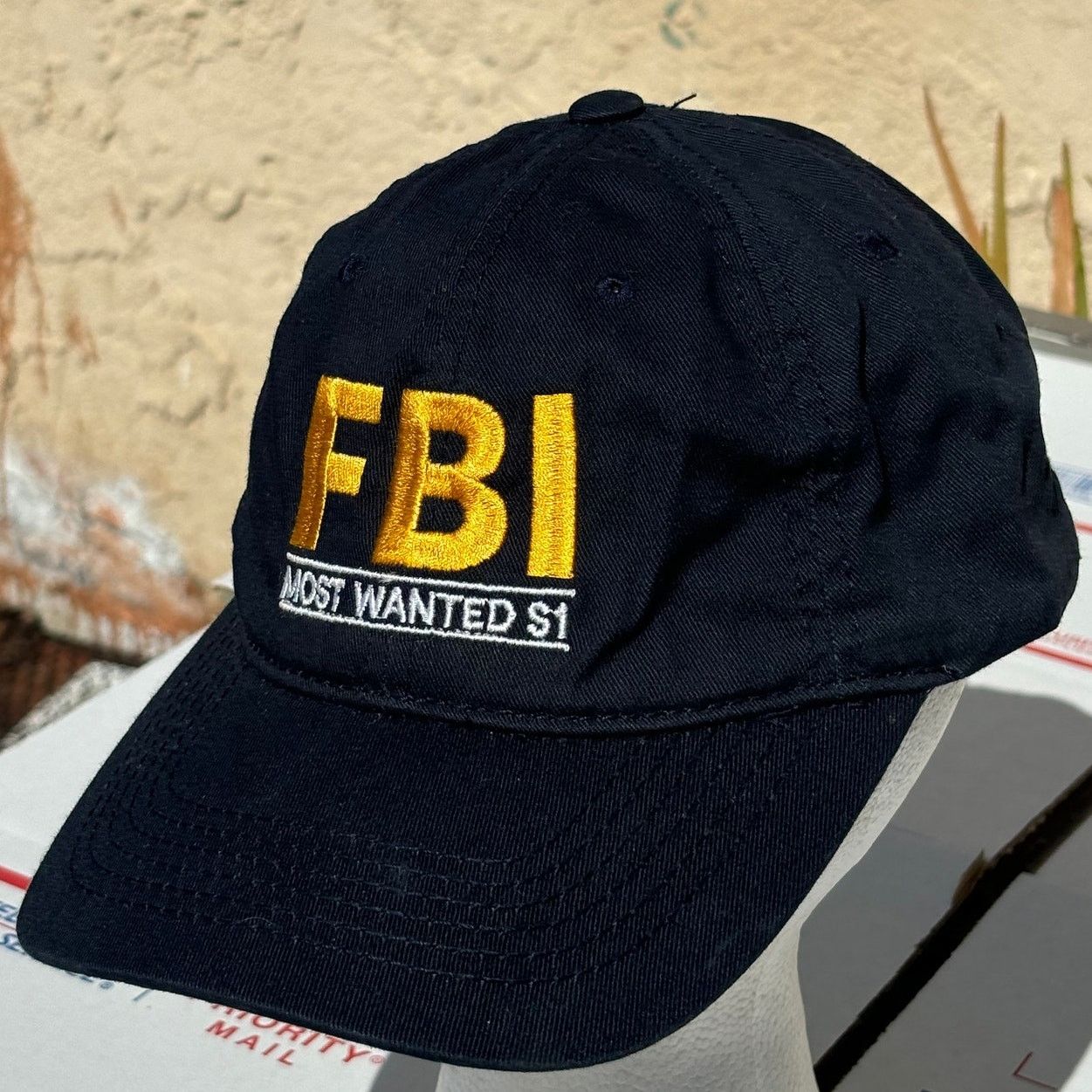 Other Black & Yellow FBI Men's Hat Size ONE SIZE - 2 Thumbnail