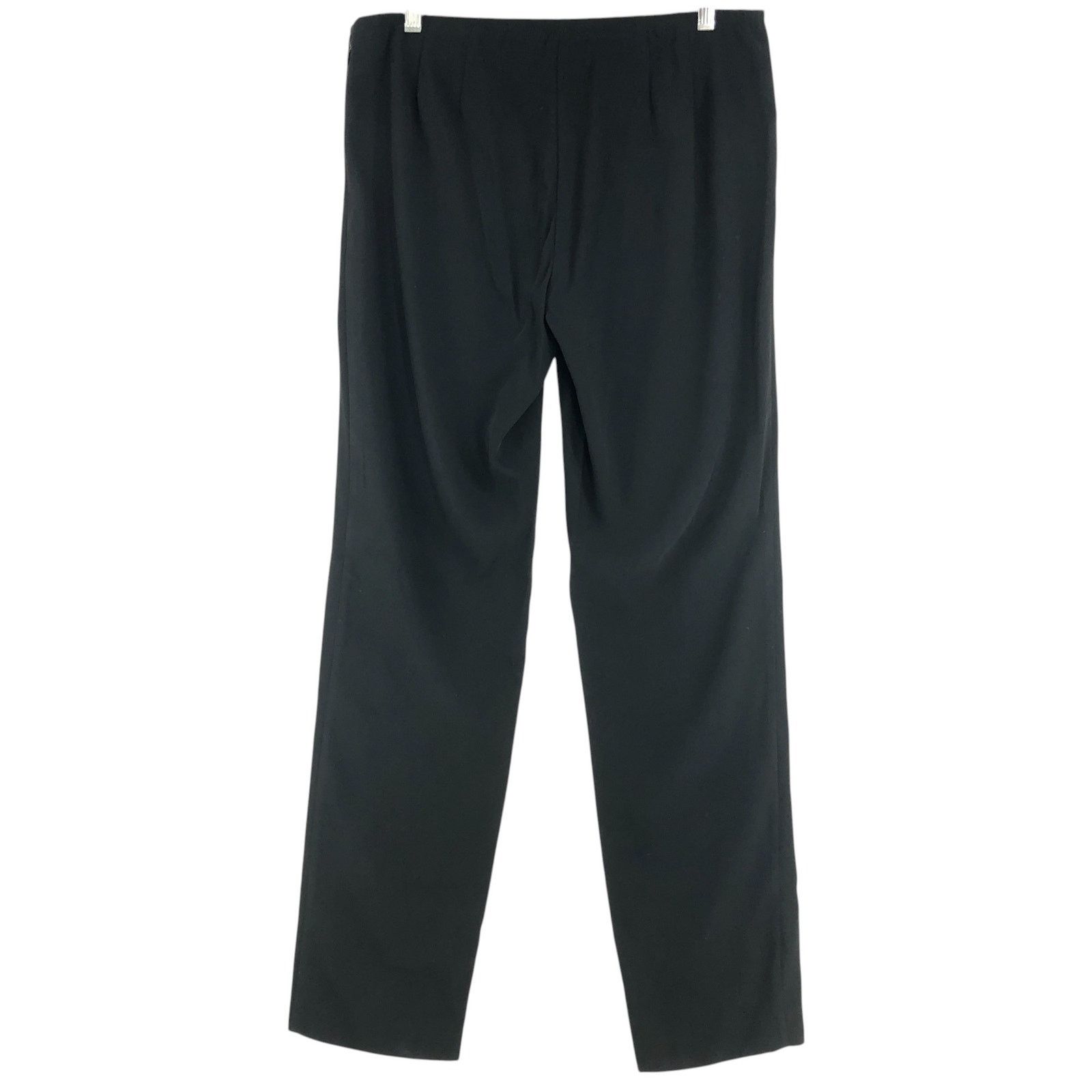 Eileen Fisher Eileen Fisher Size S Pants Straight Leg Side Zip Black Size 34" / US 12 / IT 48 - 5 Thumbnail