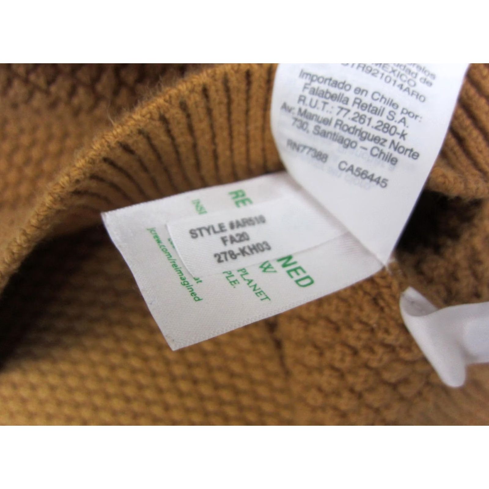 J.Crew J.CREW Sweater Mens M Gold Crew Neck Knit Pullover Regular Fit Wool Cotton City Classic 90s? Size US M / EU 48-50 / 2 - 5 Thumbnail