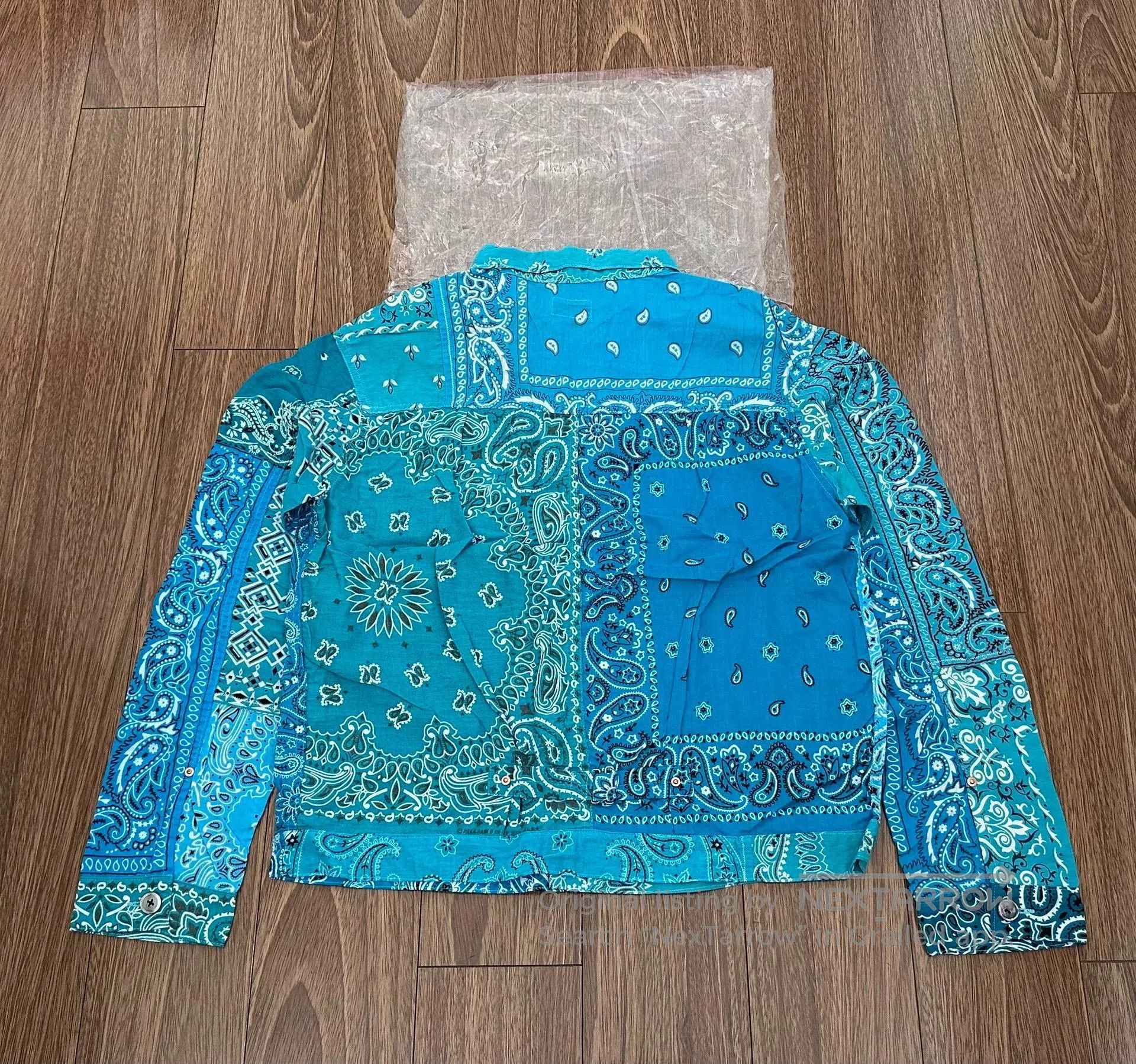 Kapital Kountry vintage bandana print shirt jacket in blue. Size US M / EU 48-50 / 2 - 2 Thumbnail