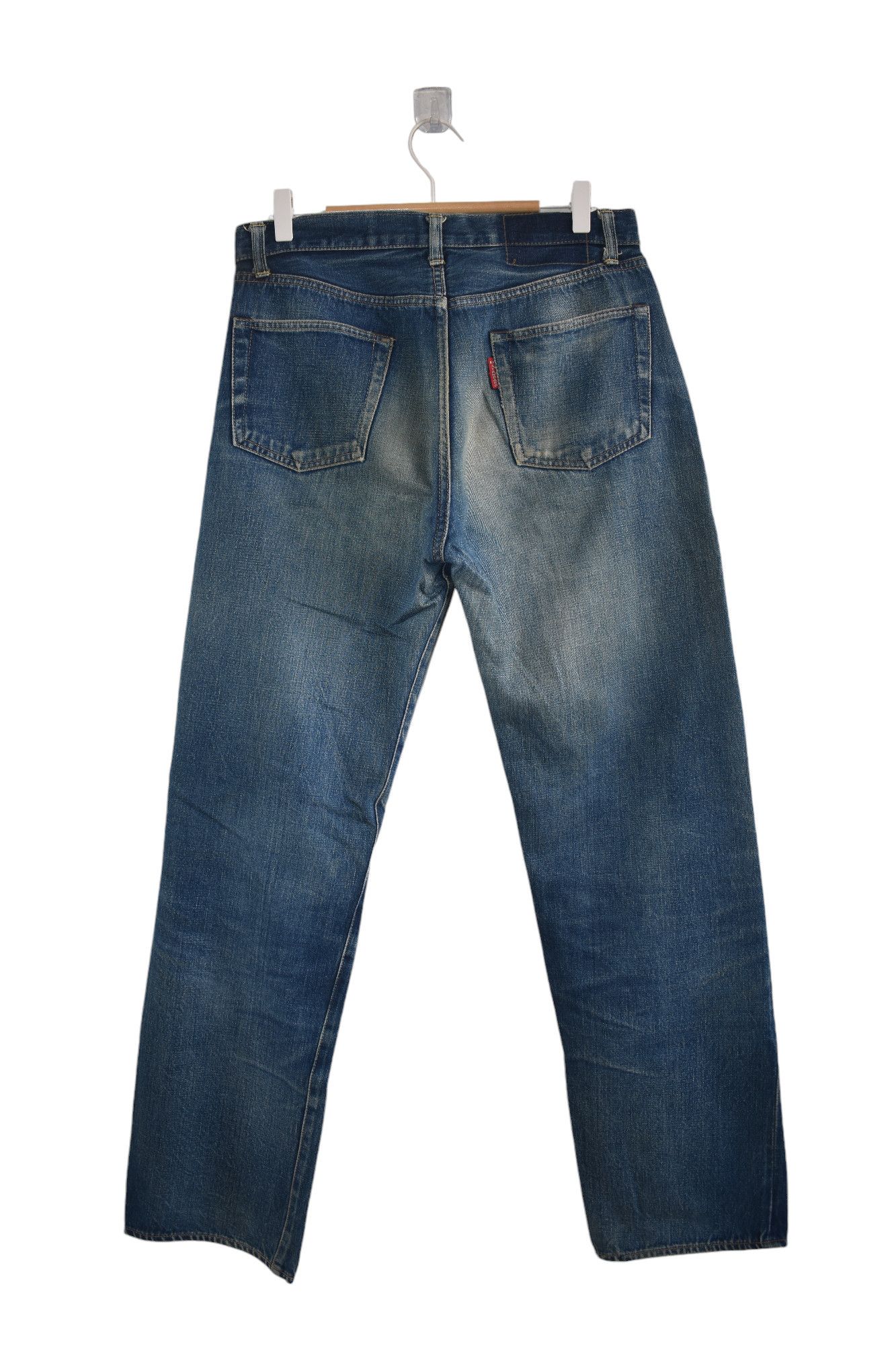 HOLLYWOOD RANCH MARKET × Japanese Brand WIDE LEG 🔥 HOLLYWOOD RANCH MARKET Red Selvedge Denim W32 Size US 32 / EU 48 - 6 Thumbnail