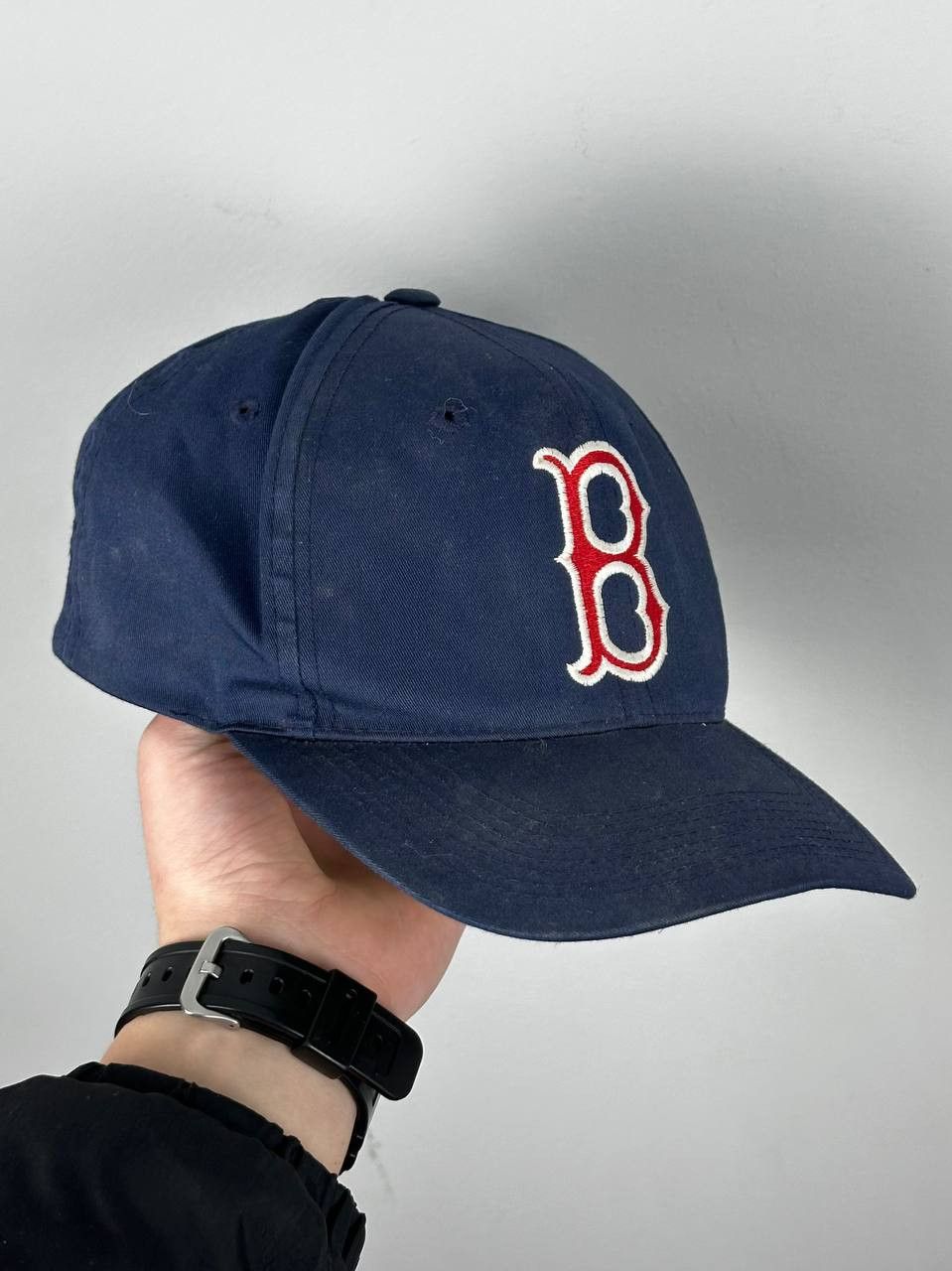 MLB Vintage Boston Red Socks Authentic Blue Hat Size ONE SIZE - 2 Thumbnail