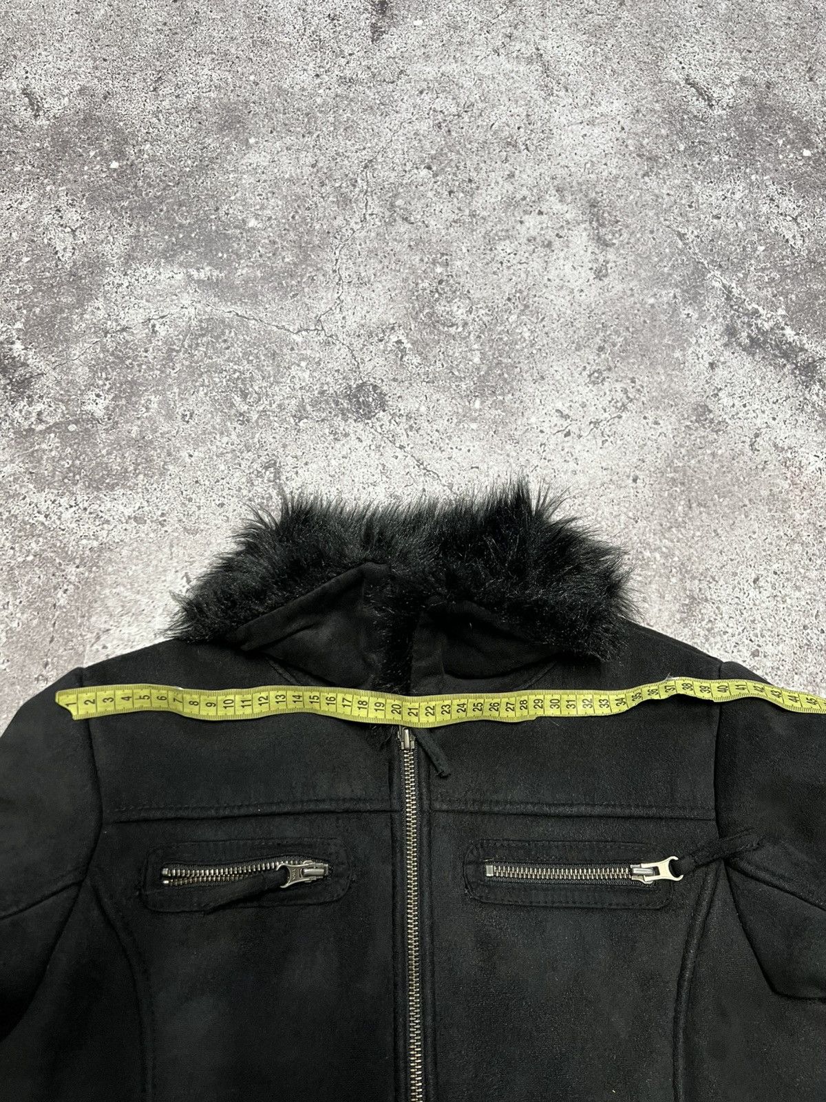 Japanese Brand Vintage Japanese Faux Fur RickOwen's Style Jacket Y2K Size M / US 6-8 / IT 42-44 - 12 Thumbnail