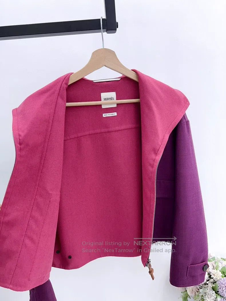 Hermes Hermes Magenta Jacket Size XS / US 0-2 / IT 36-38 - 3 Thumbnail