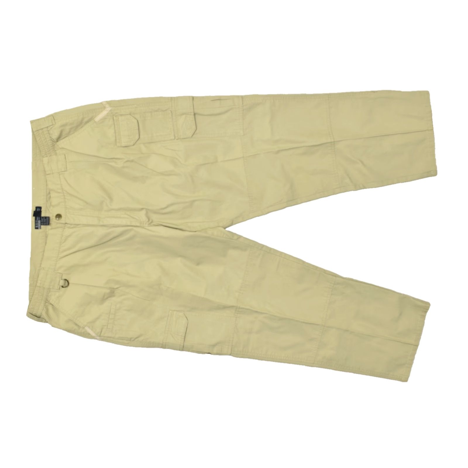 Vintage 5.11 Tactical Series 74273 Men's Cargo Pants Khaki Cotton Canvas Beig​e Cargo Pocket Straight Leg Regular 44x32 Mens Size US 44 / EU 60 - 2 Thumbnail