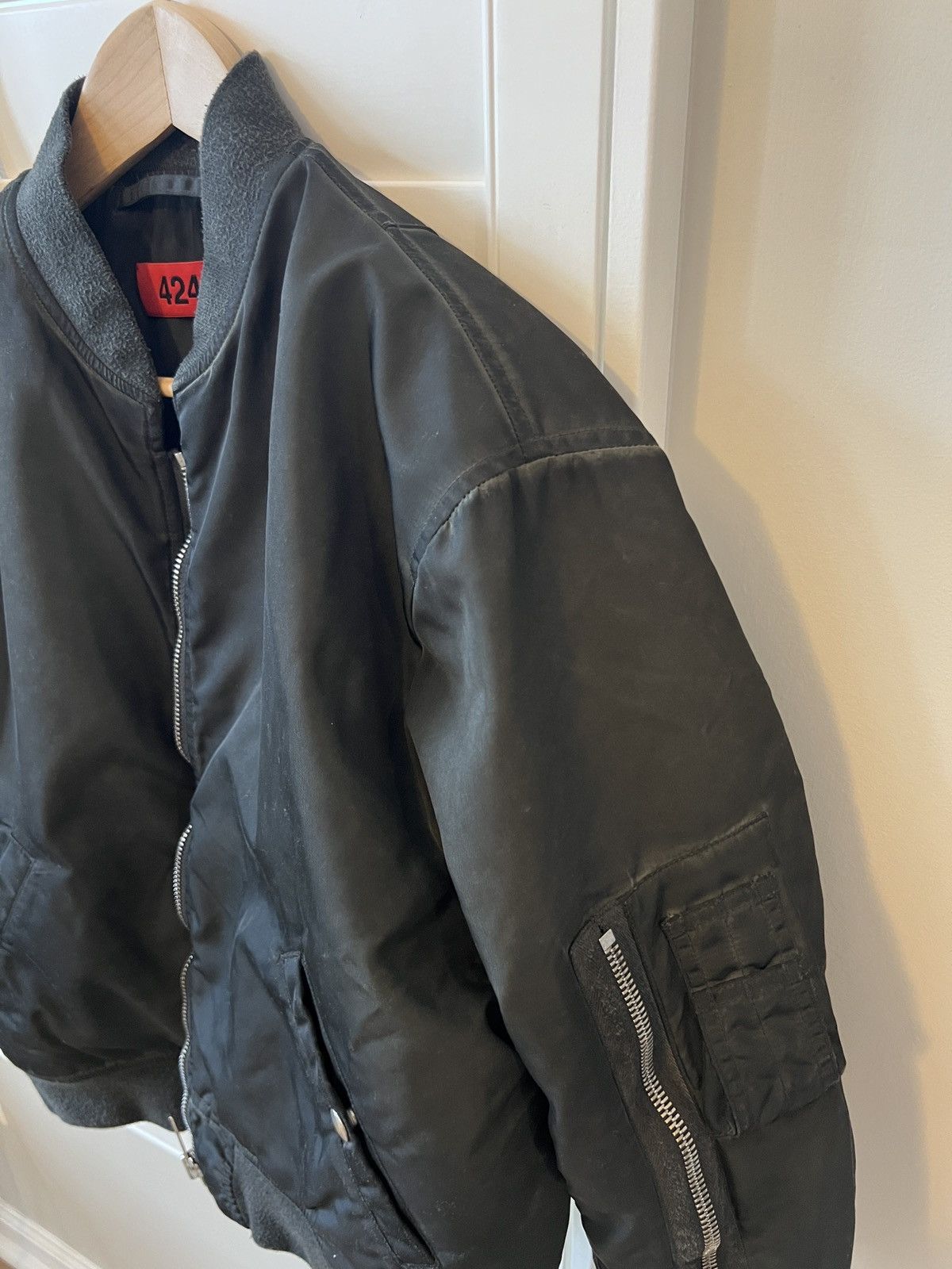 424 424 Military Bomber Recycled Nylon in Black Size US S / EU 44-46 / 1 - 2 Thumbnail