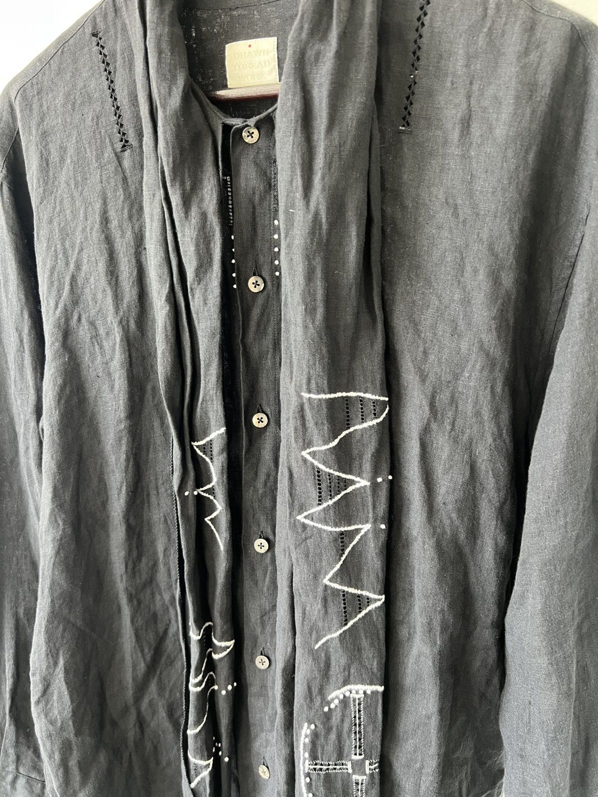 Kapital RARE! Drawn thread work shirt Size US M / EU 48-50 / 2 - 3 Thumbnail