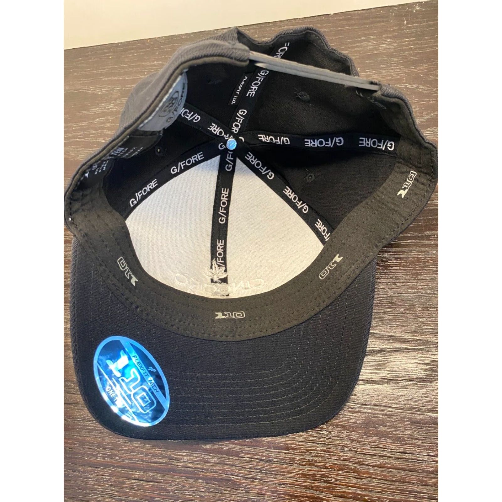 G/FORE G/Fore Mens Black Adjustable Snapback FlexFit Golf Hat Cincoro Tequila Logo Cotton Blend Size ONE SIZE - 4 Thumbnail