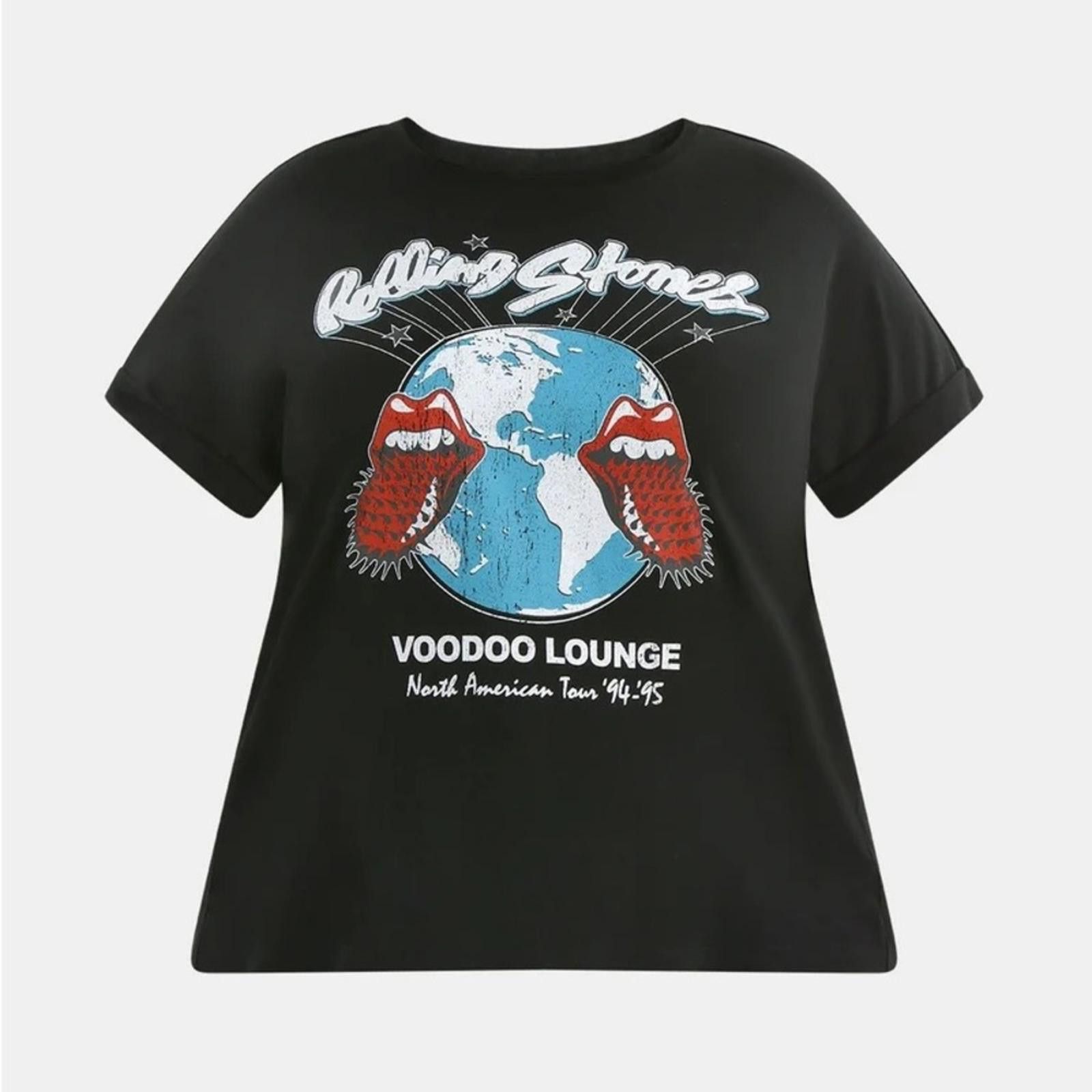 Other Rolling Stones Voodoo Lounge Black T-Shirt Size 3XL / US 20-22 - 1 Thumbnail