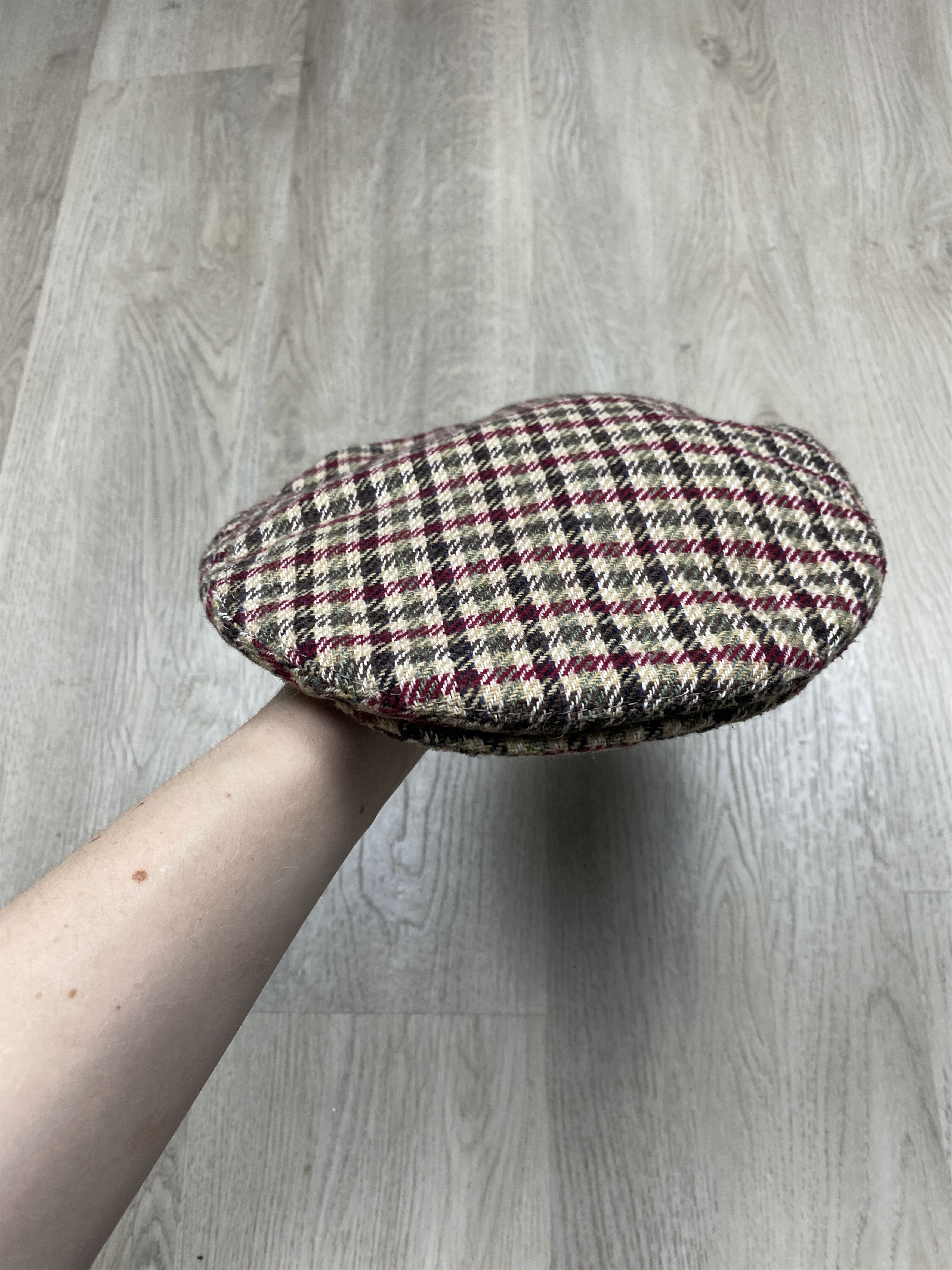 Vintage Vintage Mens Wool Flat Cap Hat Size ONE SIZE - 2 Thumbnail