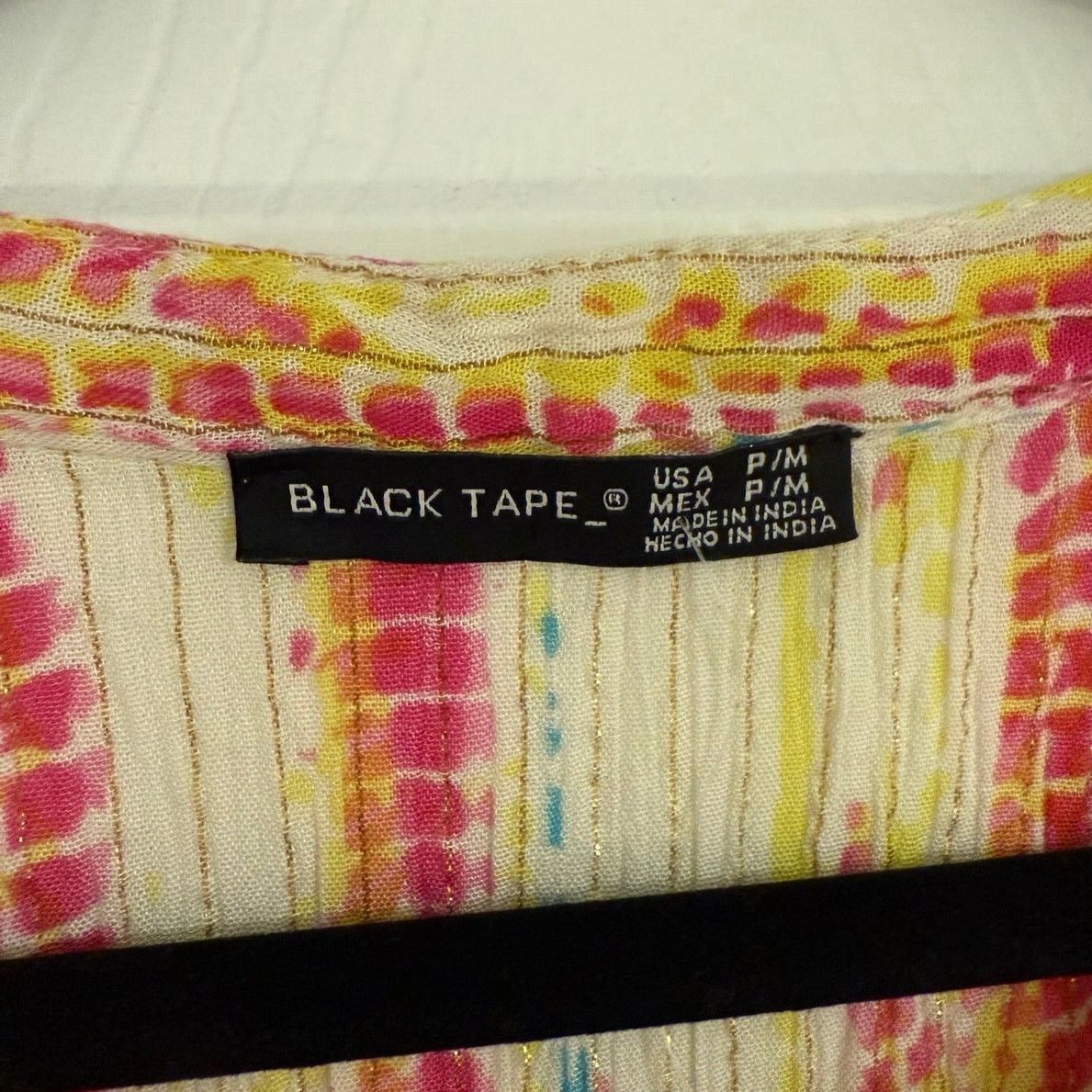 Other Black Tape Cotton Printed Dress Size M / US 6-8 / IT 42-44 - 4 Thumbnail