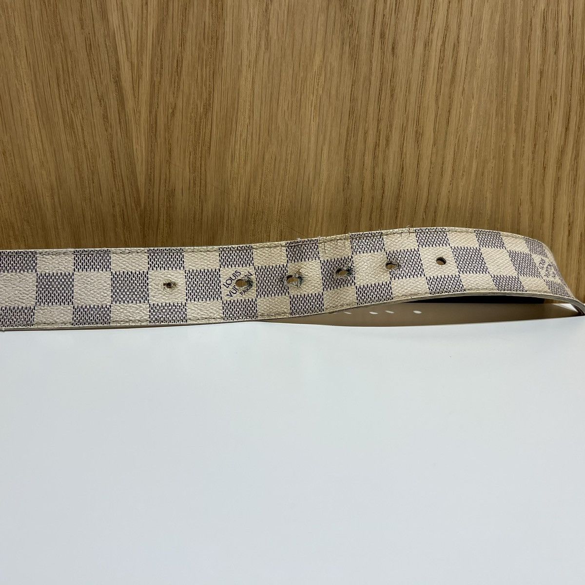 Louis Vuitton 🔹Louis Vuitton Azur Leather Belt Size 36 - 4 Thumbnail