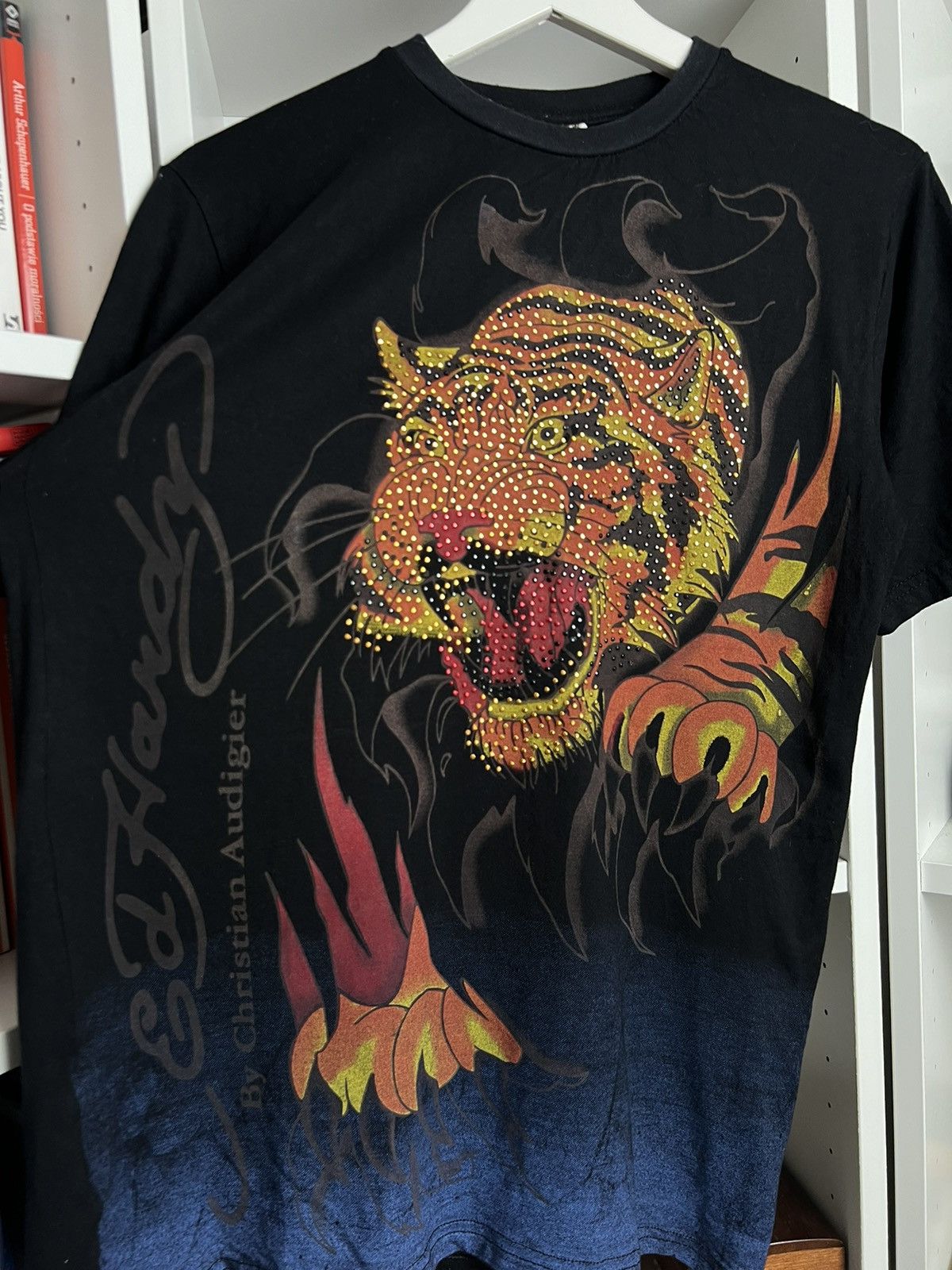 Christian Audigier × Ed Hardy × Vintage Vintage Y2K Ed Hardy printed t-shirt M skate baggy drip drain Size US M / EU 48-50 / 2 - 3 Thumbnail