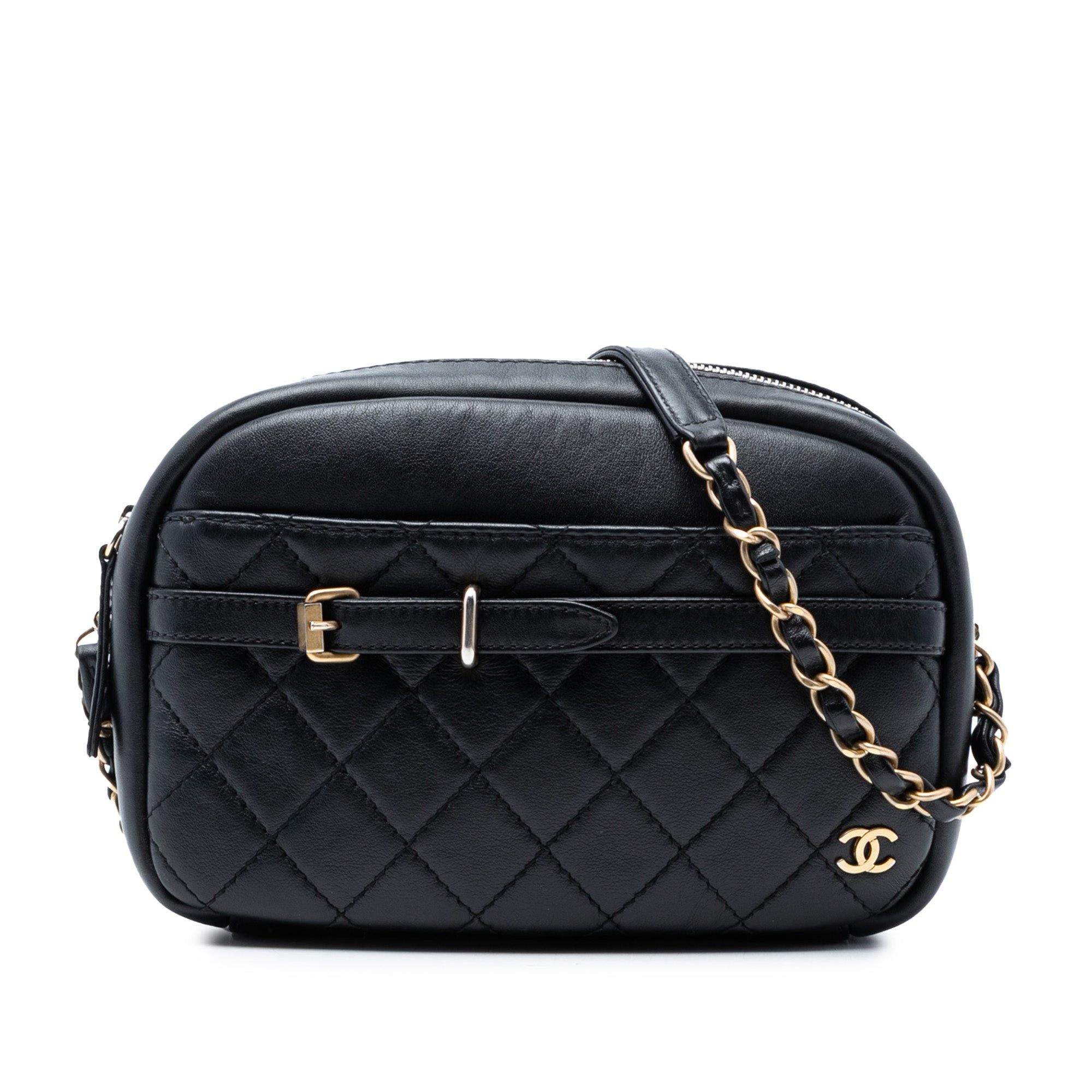 Chanel Small Quilted Lambskin Buckle Camera Bag Size ONE SIZE - 1 Thumbnail