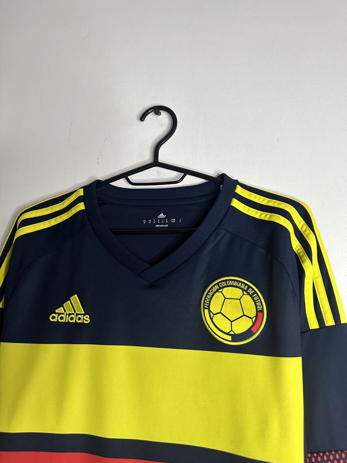 Adidas Colombia Away 2015-16 Football Shirt Jersey Adidas Long Size US M / EU 48-50 / 2 - 2 Thumbnail