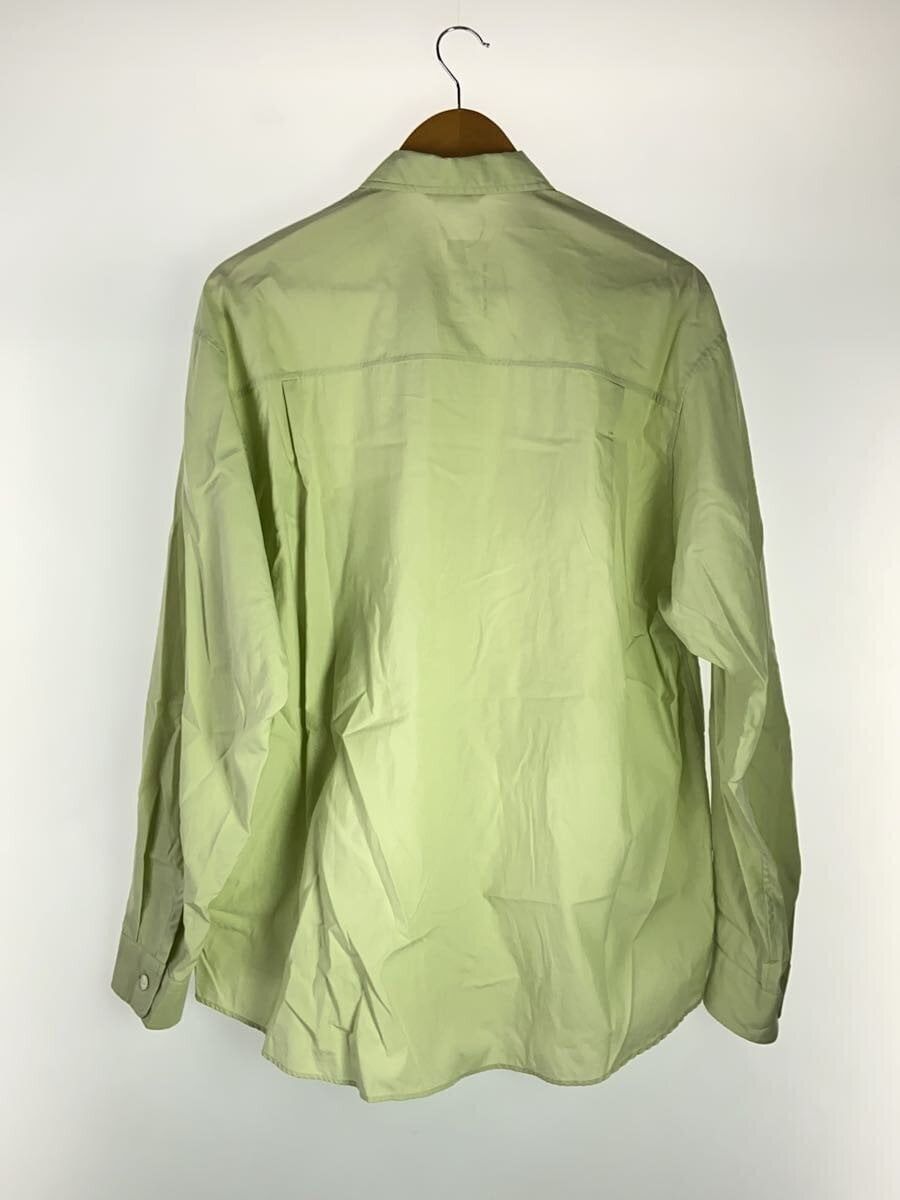 Auralee Green Cotton Long-sleeved Shirt Size US XL / EU 56 / 4 - 1 Thumbnail
