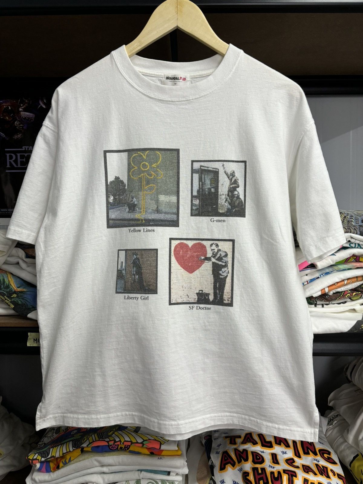 Vintage RARE! Vintage Art Banksy Vandal Or Prodigy Size US M / EU 48-50 / 2 - 3 Thumbnail