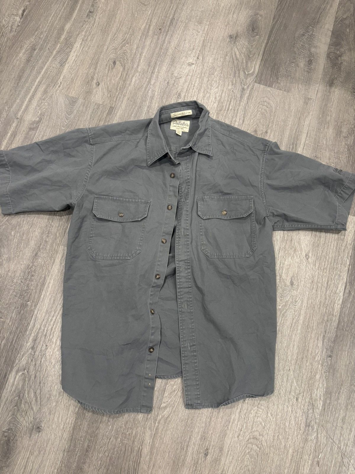 Cabelas Cabelas Short Sleeve Demin Shirt Size US M / EU 48-50 / 2 - 1 Thumbnail