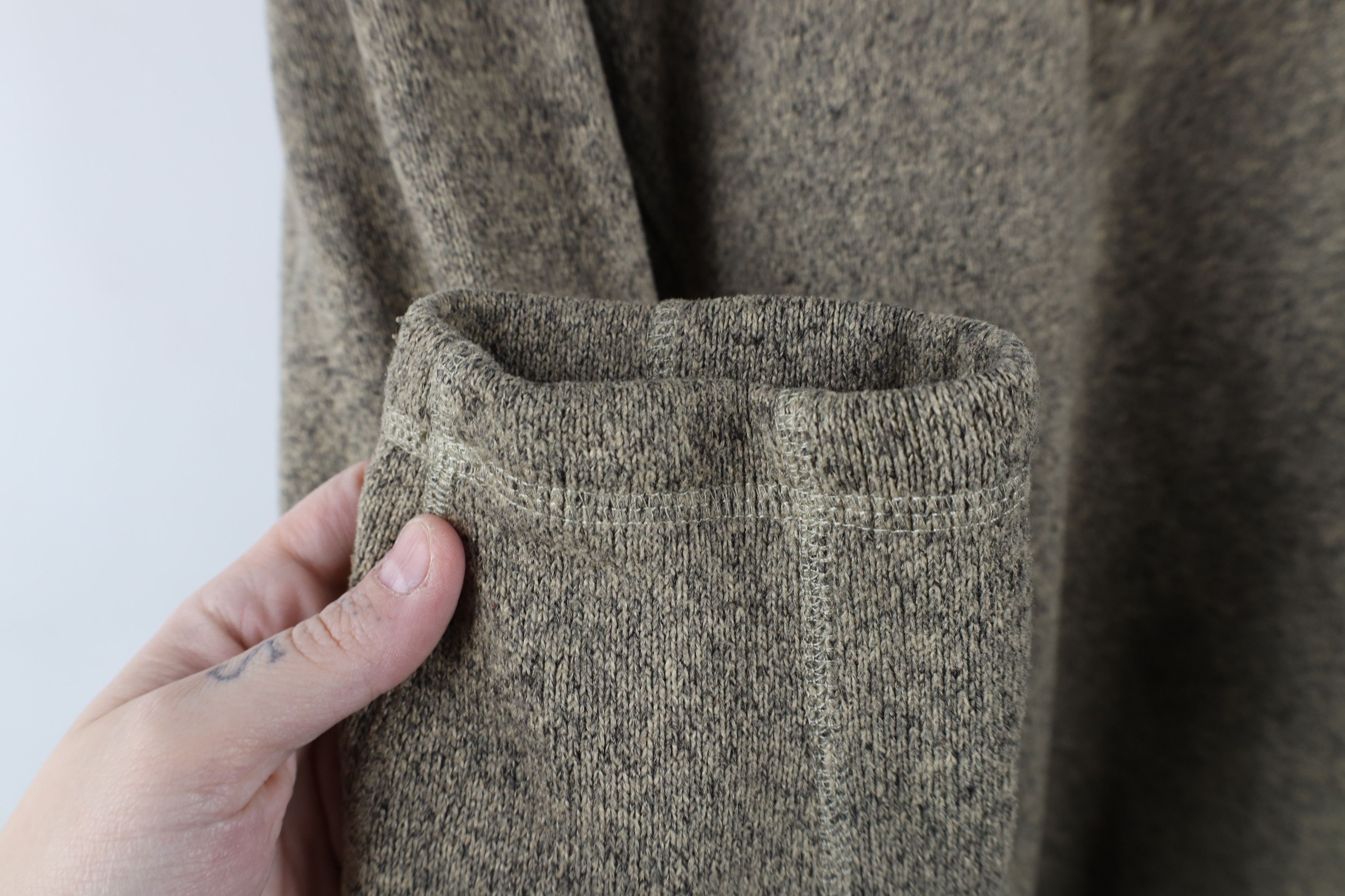 The North Face × Vintage The North Face Knit Fleece Half Zip Pullover Sweater Beige Size US M / EU 48-50 / 2 - 6 Thumbnail