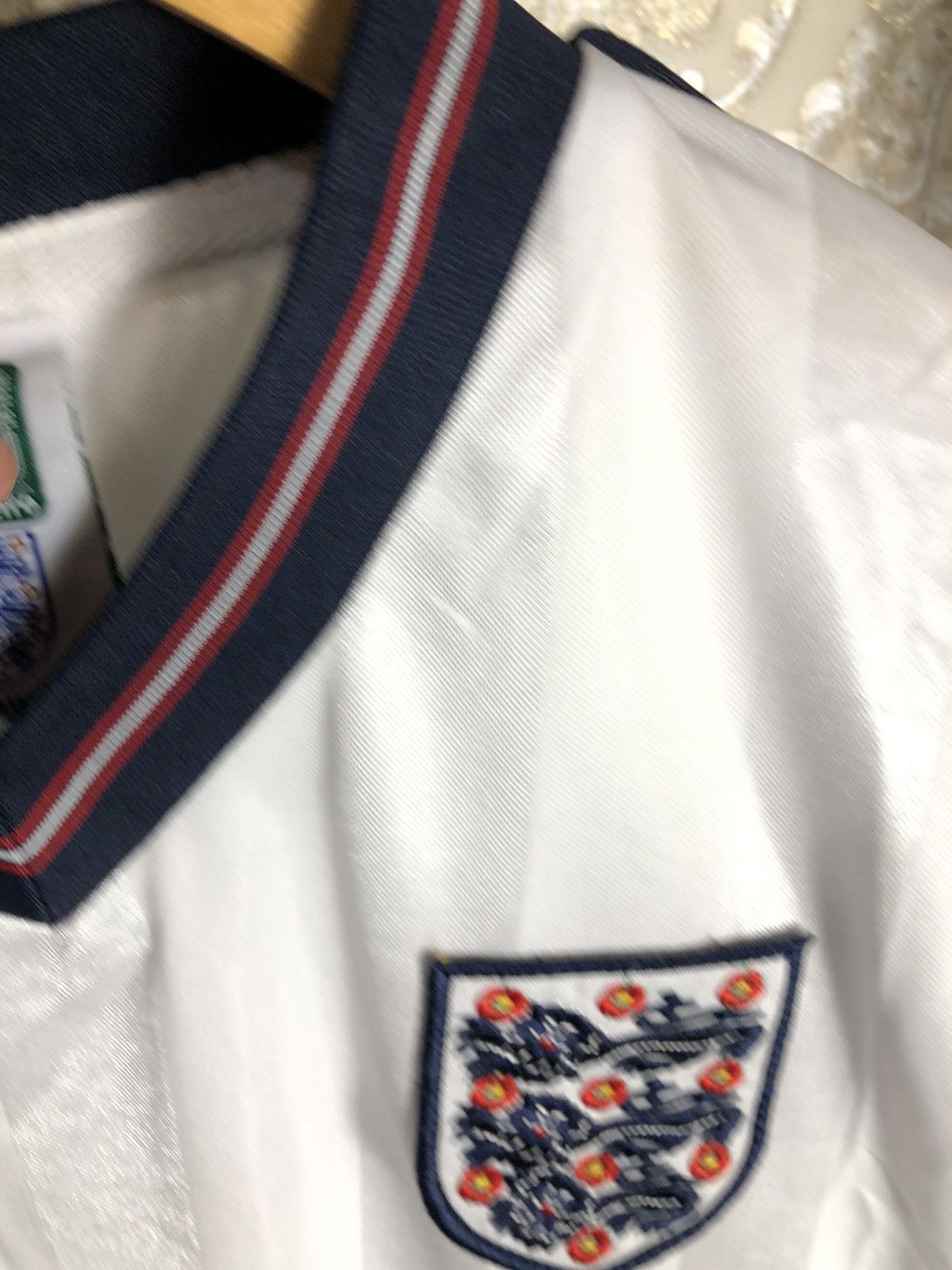 Vintage VINTAGE ENGLAND RETRO SOCCER JERSEY MANCHESTER UMBRO Y2K 90s Size US L / EU 52-54 / 3 - 3 Thumbnail