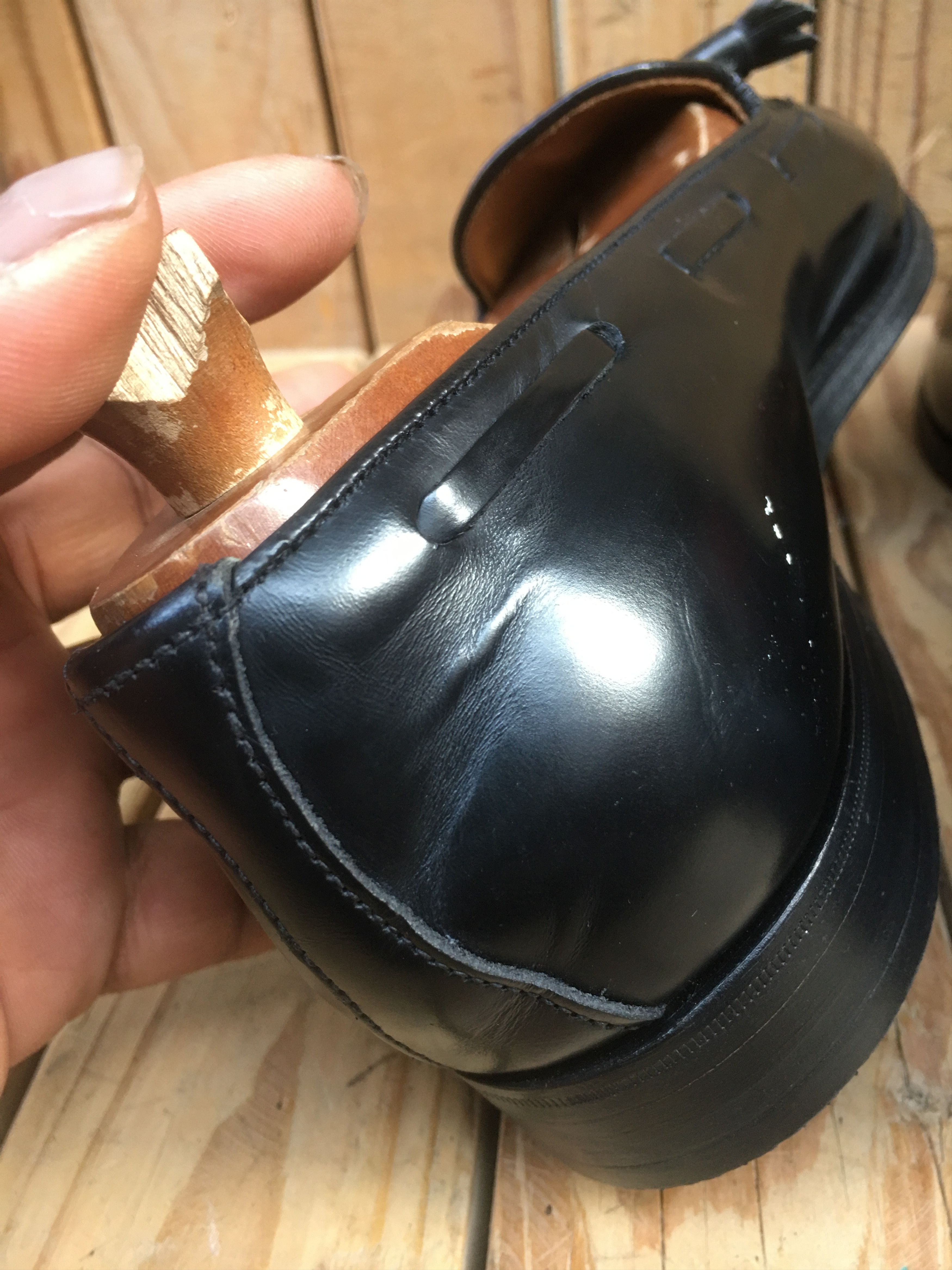 Alfred Sargent Alfred Sargent black Slip On Tassled Loafers Size US 12 Size US 12 / EU 45 - 8 Thumbnail