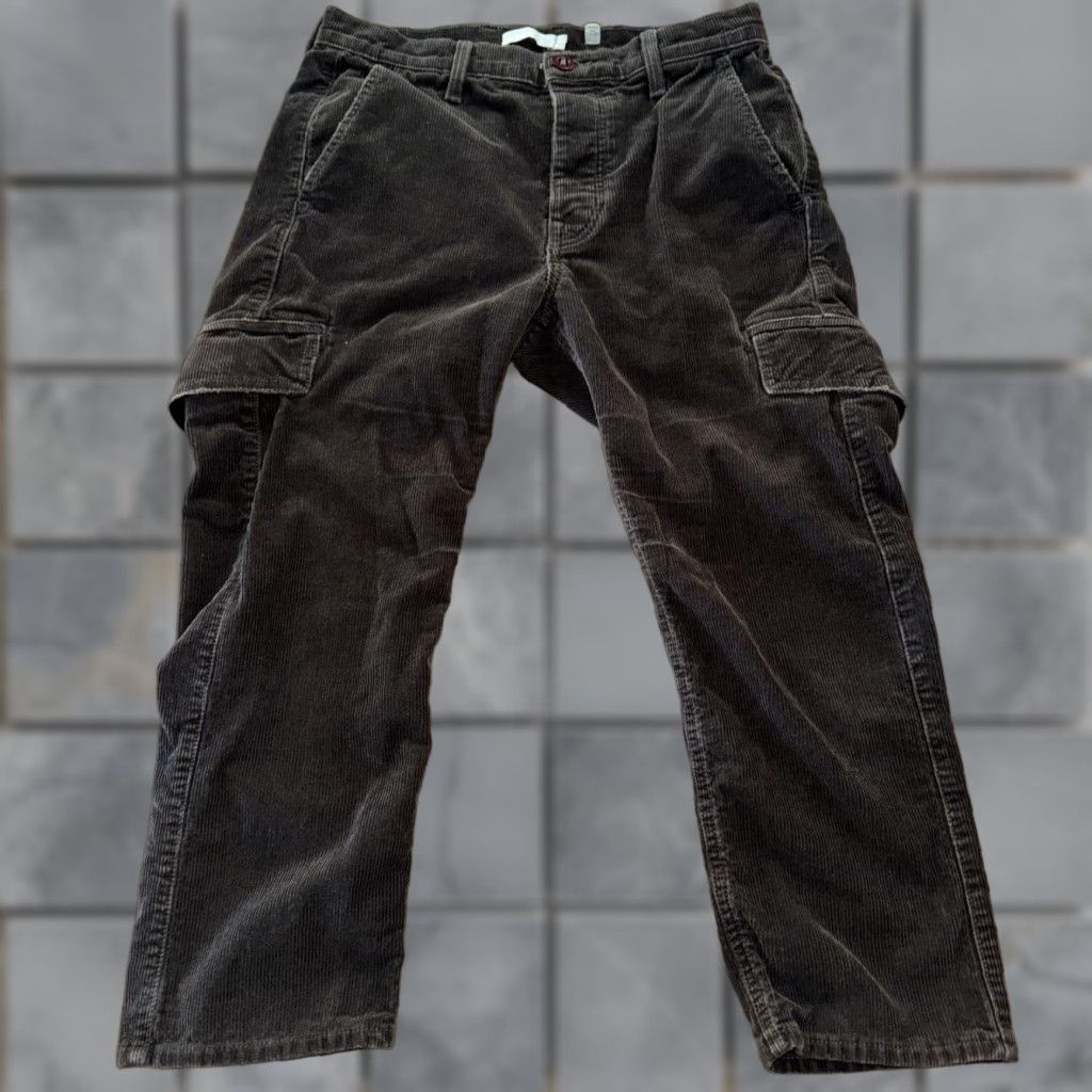Vince VINTAGE Vince Corduroy Cargo Pants Men Brown 31x24 USA Cargo Corduroy Size US 31 - 1 Thumbnail