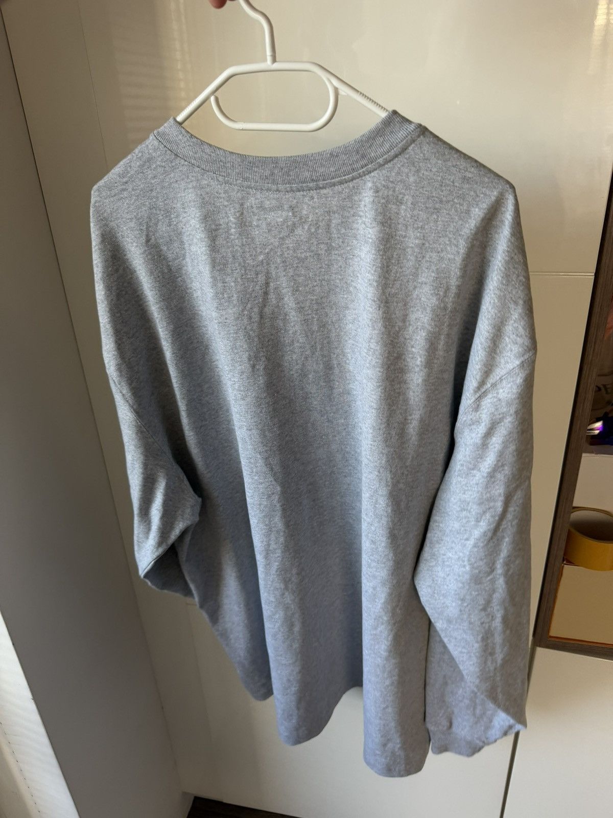 Carhartt ‼️Carhartt Box Logo Basic Oversize Long Sleeve Tee dril‼️ Size US XXL / EU 58 / 5 - 8 Thumbnail