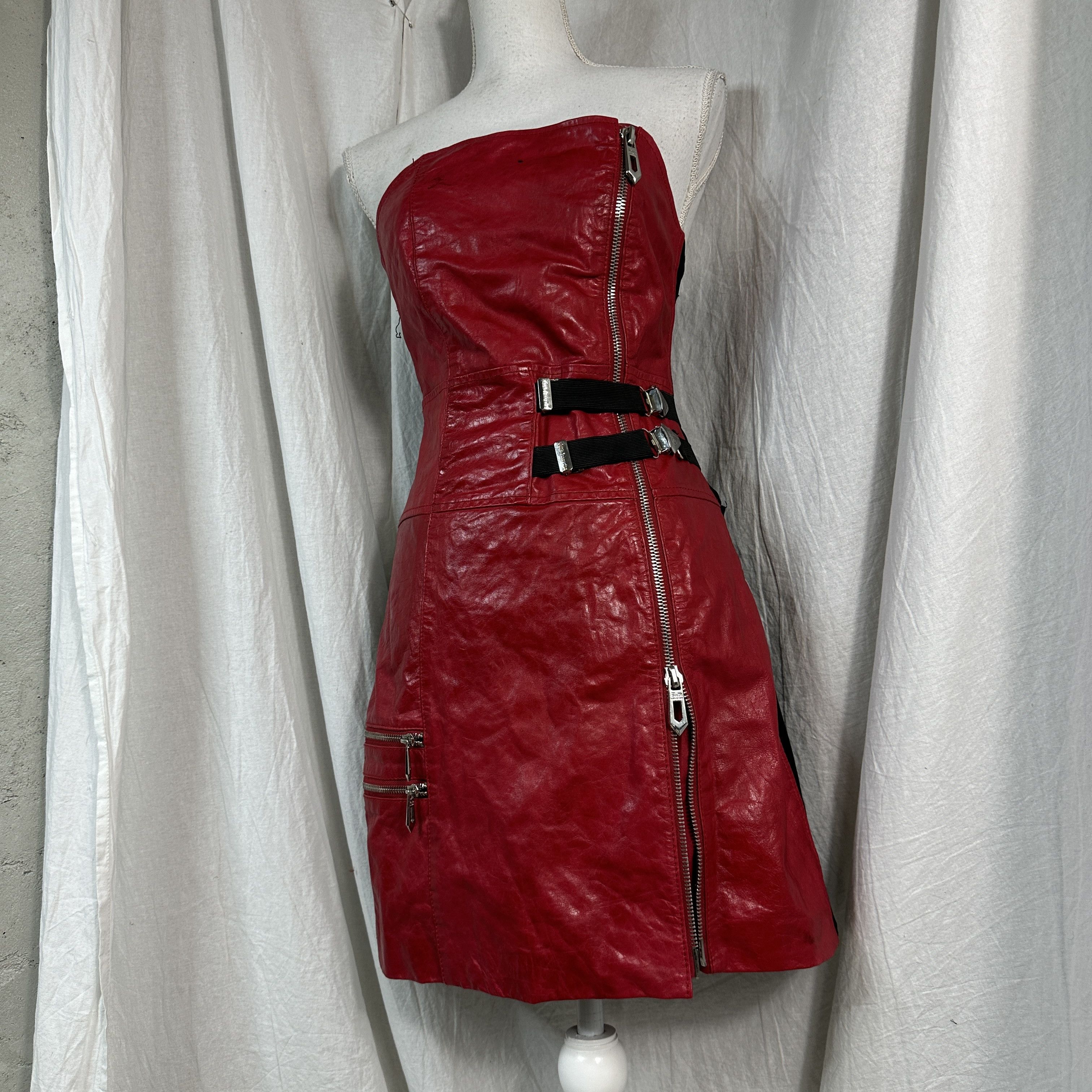 Faith Connexion Vintage Leather Dress Faith Connextion Size M / US 6-8 / IT 42-44 - 2 Thumbnail