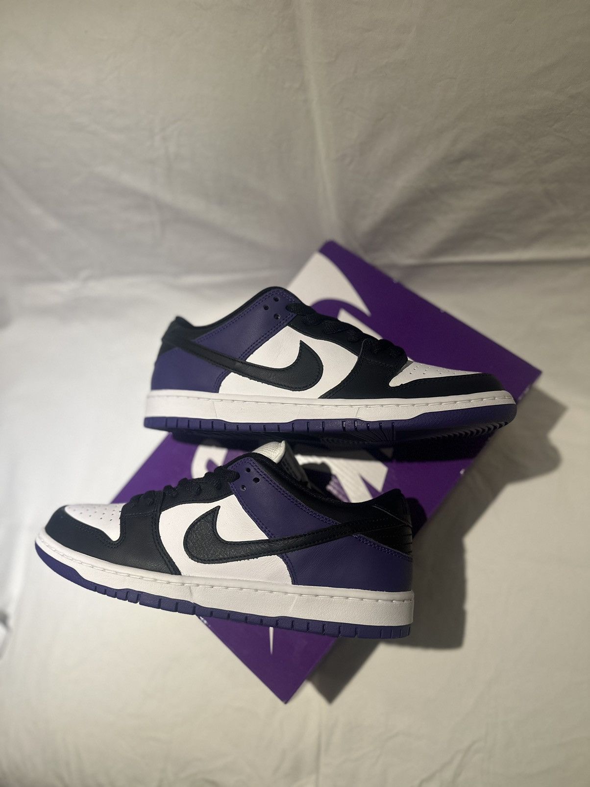 Nike Nike SB Dunk Low Court Purple Size US 10 / EU 43 - 2 Thumbnail