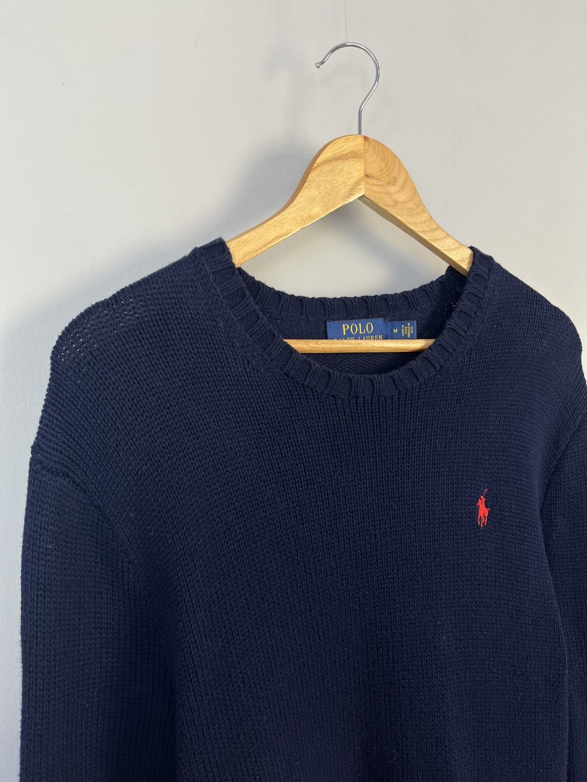 Ralph Lauren Ralph Lauren Luxury Knitted Cotton Heavy Sweater Jumper Size US M / EU 48-50 / 2 - 2 Thumbnail