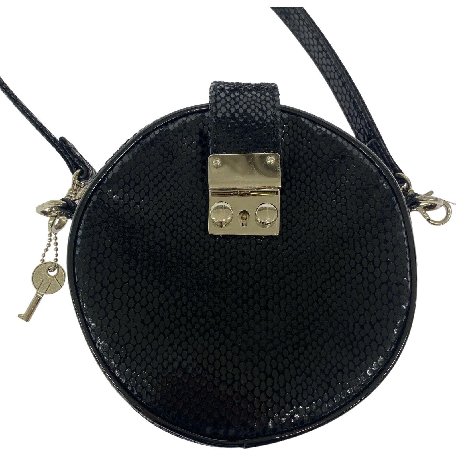 Junya Watanabe JUNYA WATANABE Round Pig Leather Shoulder Bag Black Size ONE SIZE - 1 Thumbnail