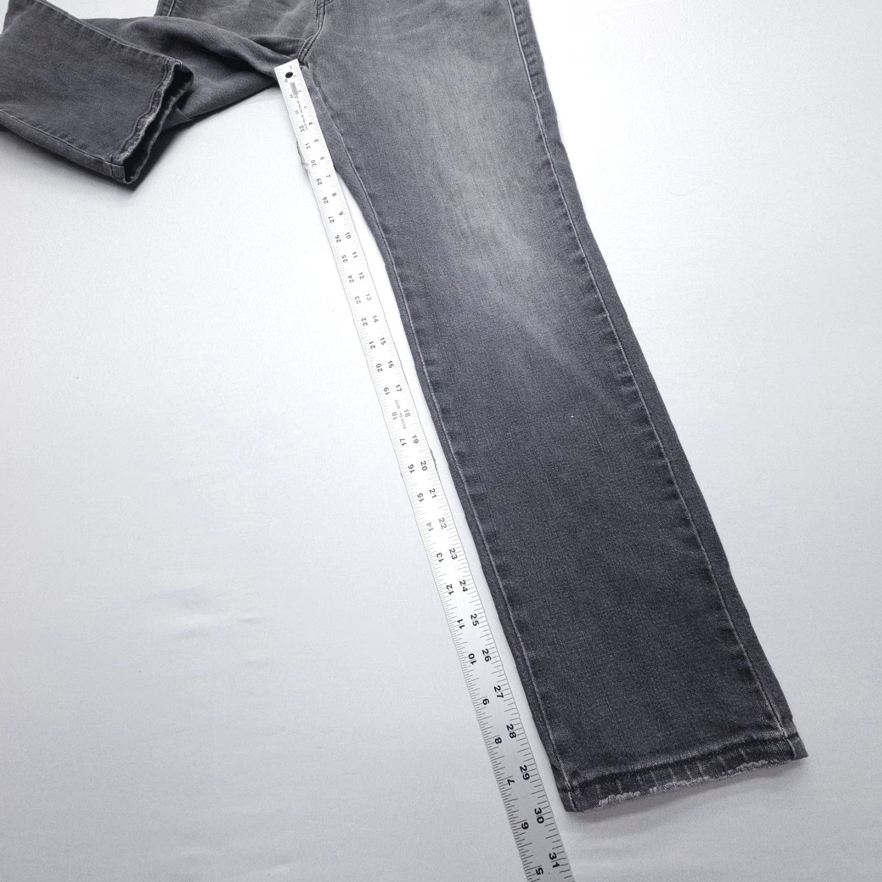 Levi's Levi's 545 Jeans Low Skinny Denim 30" Inseam 8M Gray Blue 90s Vintage Women's Regular Stretch Comfort Fashion 5-Pocket Size 30" / US 8 / IT 44 - 5 Thumbnail