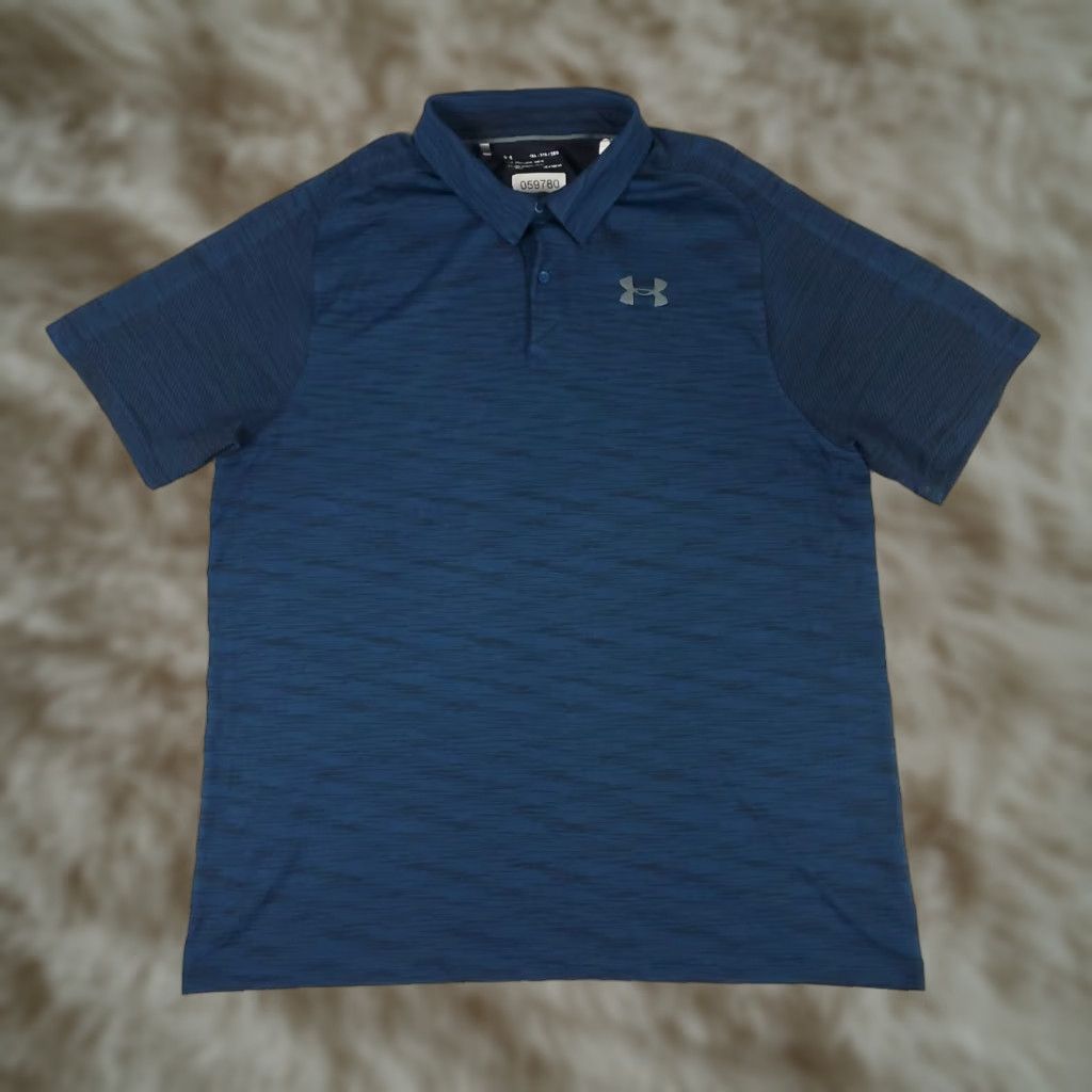 Under Armour Under Armour Polo Shirt Mens Size 2XL Blue Golf Casual Short Sleeve Polo Shirt 2XL Under Armour Mens Size 2XL Blue Golf Casual Short Sleeve Polo Shirt Size US XXL / EU 58 / 5 - 1 Thumbnail