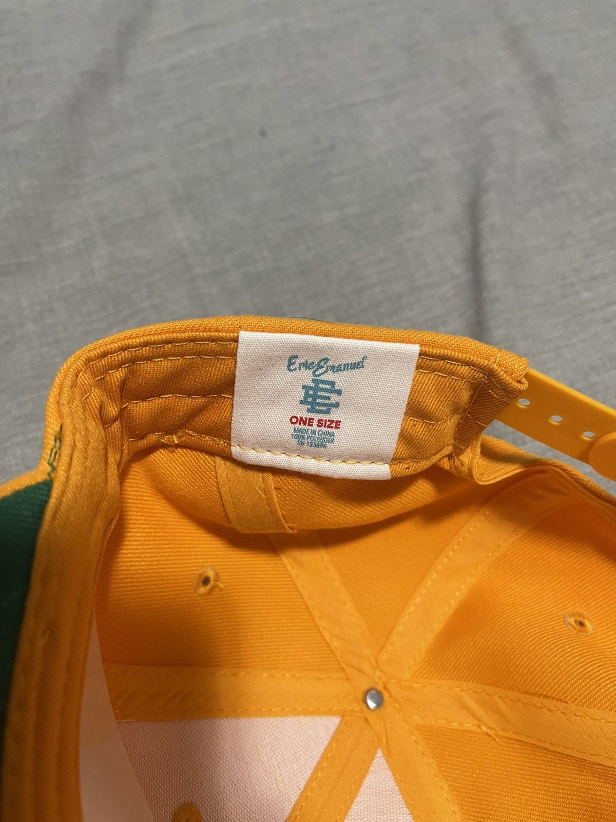 Eric Emanuel Eric Emanuel yellow SnapBack Size ONE SIZE - 4 Thumbnail