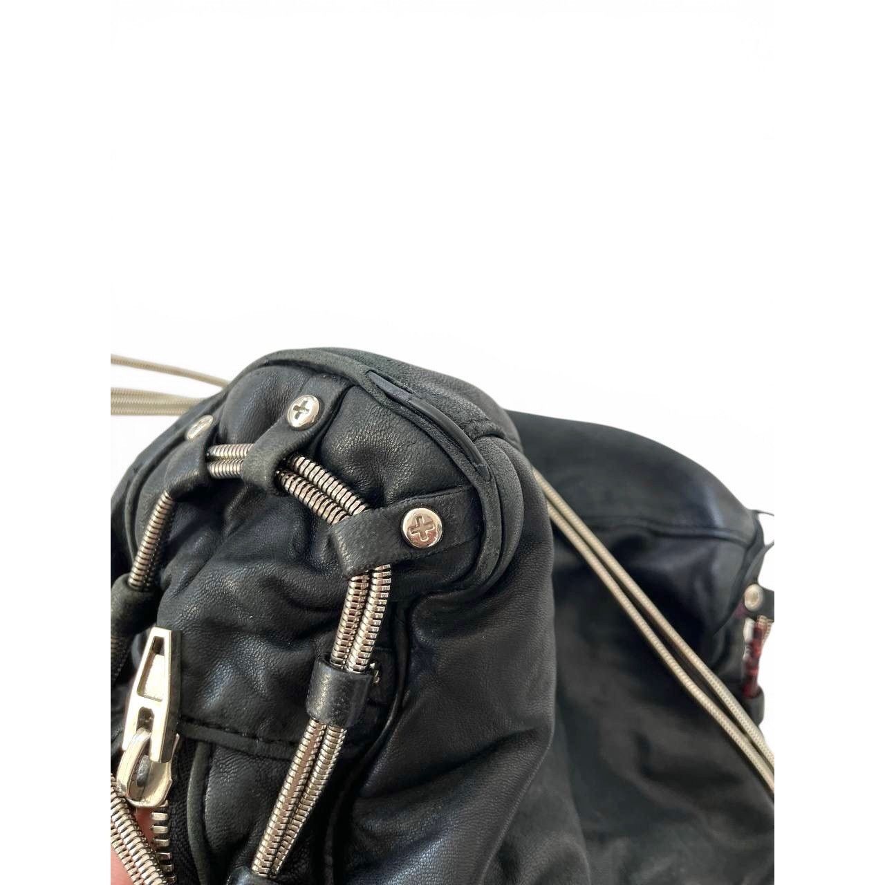 alexander wang leather multi backpack Lambskin Marti Bag Washed Black Iridescent Hardware 1792459 – FASHIONPHILE Lambskin leather body My best find yet! Alexander