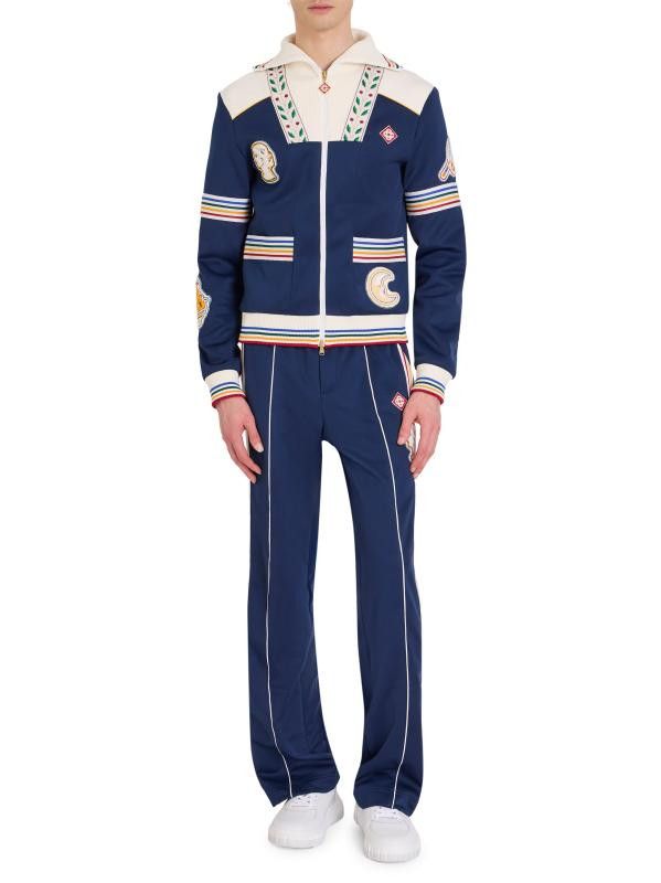 os11x0725 Venus As A Boy Cotton-Blend Varsity Track Jacket