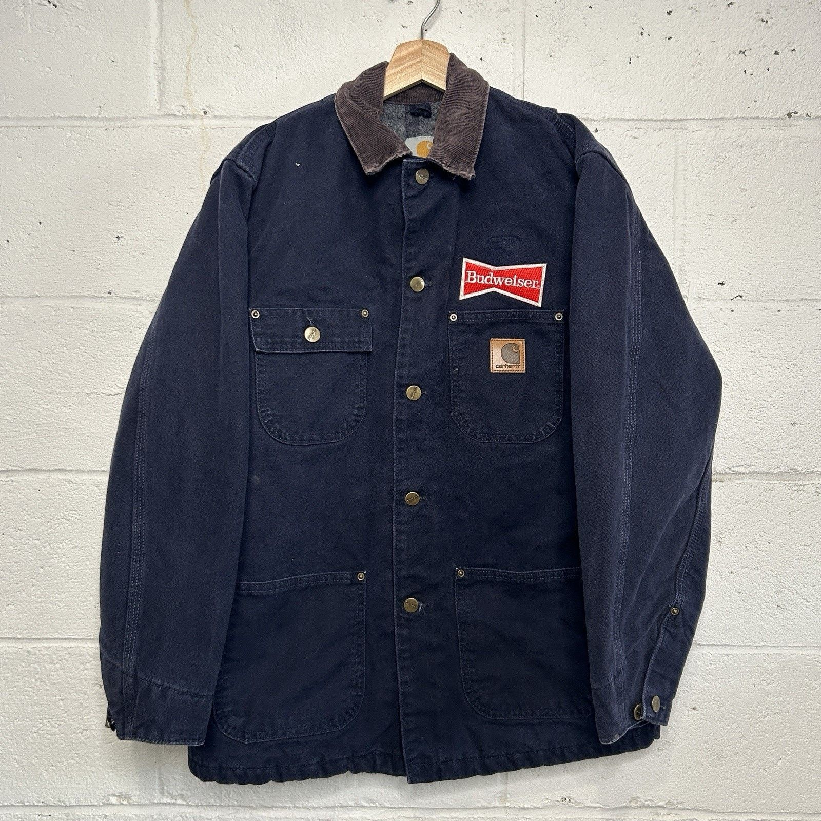 Carhartt Vintage Carhartt Blanket-Lined Chore Coat “Midnight Blue” Size US S / EU 44-46 / 1 - 1 Thumbnail