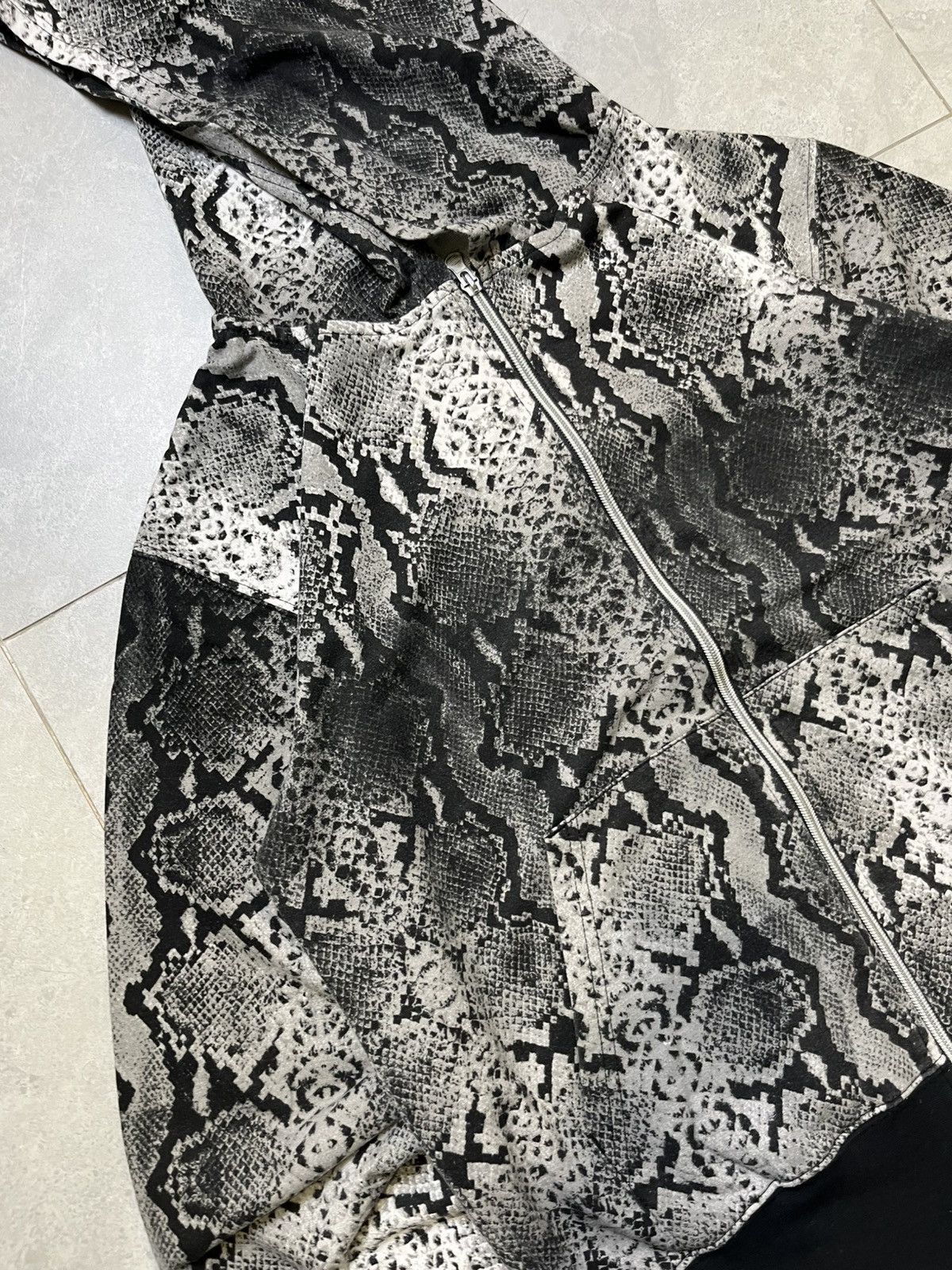 Other Snake Skin Phyton Skin Zip Up Hoodie Hysteric Style Size US L / EU 52-54 / 3 - 6 Thumbnail